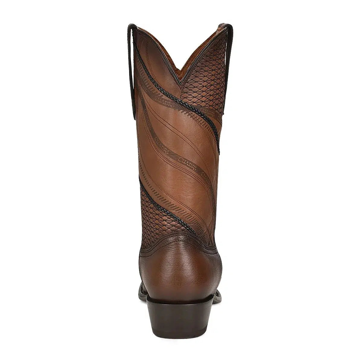 Men's Cuadra Brown Casual Fashion Cowboy Leather Boots - Comfortable & Stylish for Western Wear, Rodeo, and Everyday Outfits