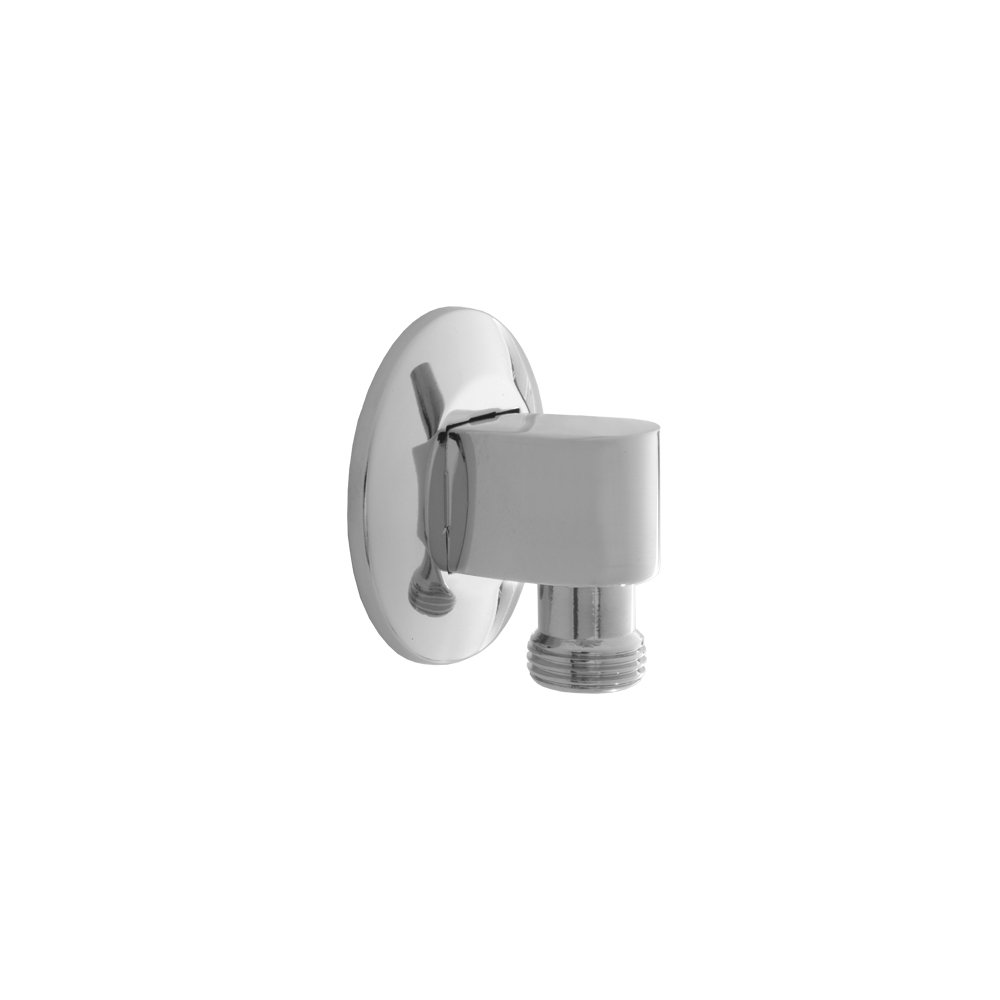 Jaclo 6001-SB 90 Degree Water Supply Elbow and Escutcheon in Satin Brass - Perfect for Bathroom & Kitchen Faucet Installations