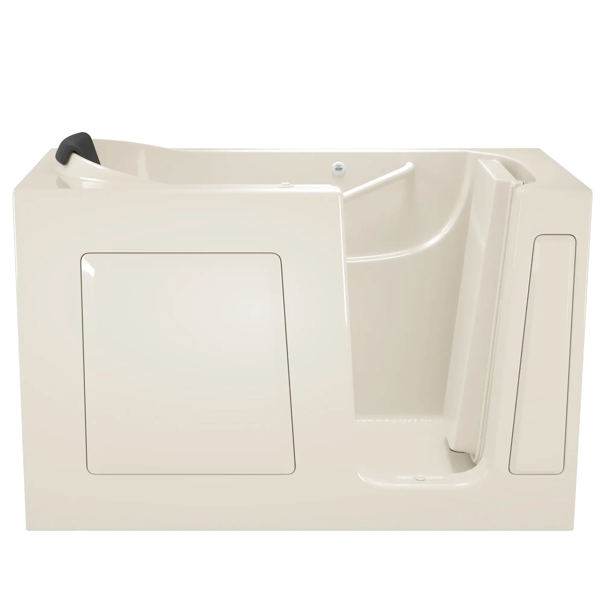 Premium 30 x 60 Inch Gelcoat Walk-In Bathtub with Whirlpool System - Right Hand Drain - Ideal for Elderly & Mobility Support, Spa-Like Relaxation at Home
