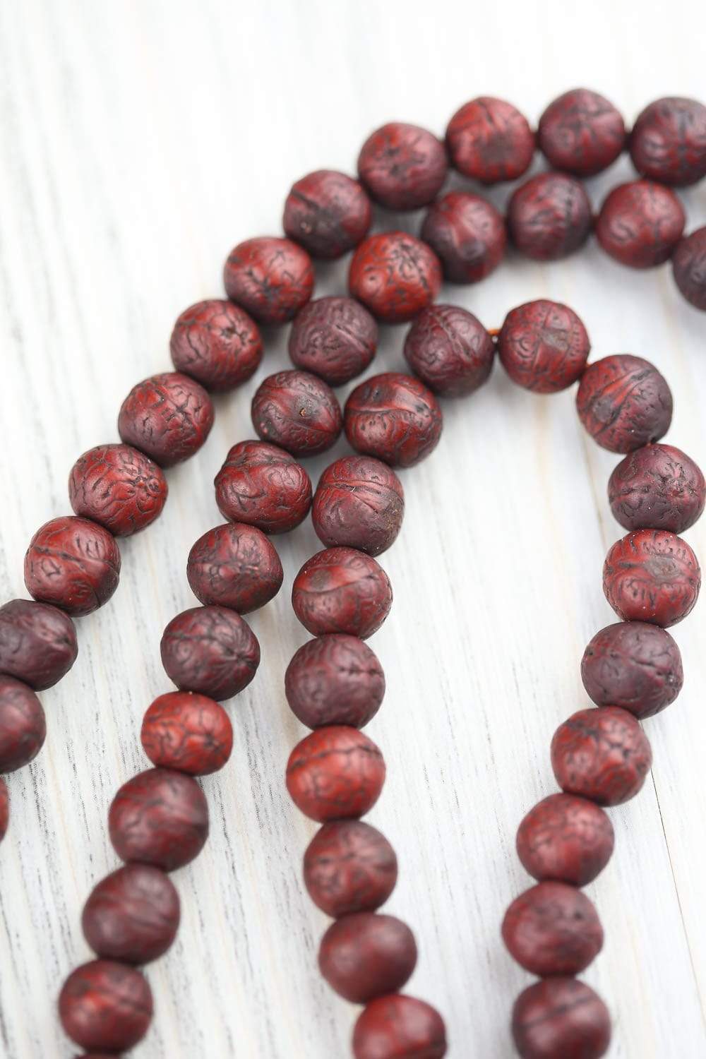 Authentic Bodhi Seed Mala Prayer Beads - 108 Natural Buddhist Meditation Beads for Yoga, Mindfulness & Spiritual Healing
