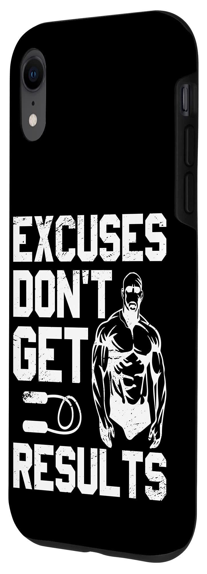 iPhone XR Motivational Fitness Workout Case - Slim Protective Phone Cover with Inspirational Quote for Gym & Running | Perfect for Sports, Exercise & Daily Use
