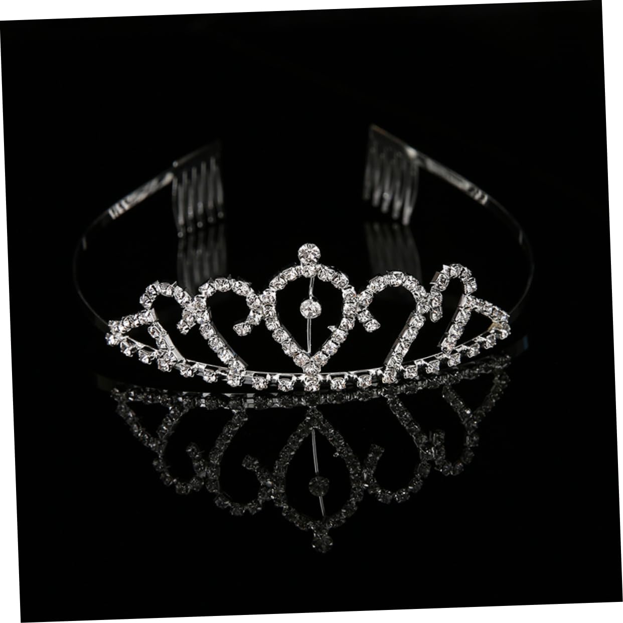Beavorty 3-Piece Hair Accessories Set for Girls & Women - Rhinestone Hair Jewels, Tiara, Headband & Child Crown - Perfect for Weddings, Parties, Prom & Special Occasions