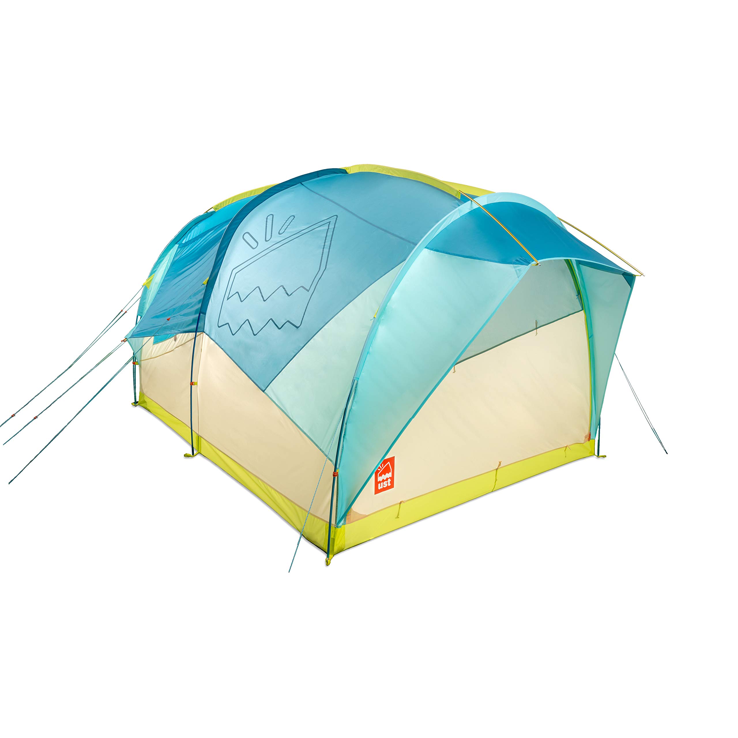 UST House Party Car Camping Tent - Single Layer Waterproof Design with Storage Pockets for Backpacking, Hiking & Outdoor Adventures | Perfect for Road Trips, Music Festivals & Beach Camping