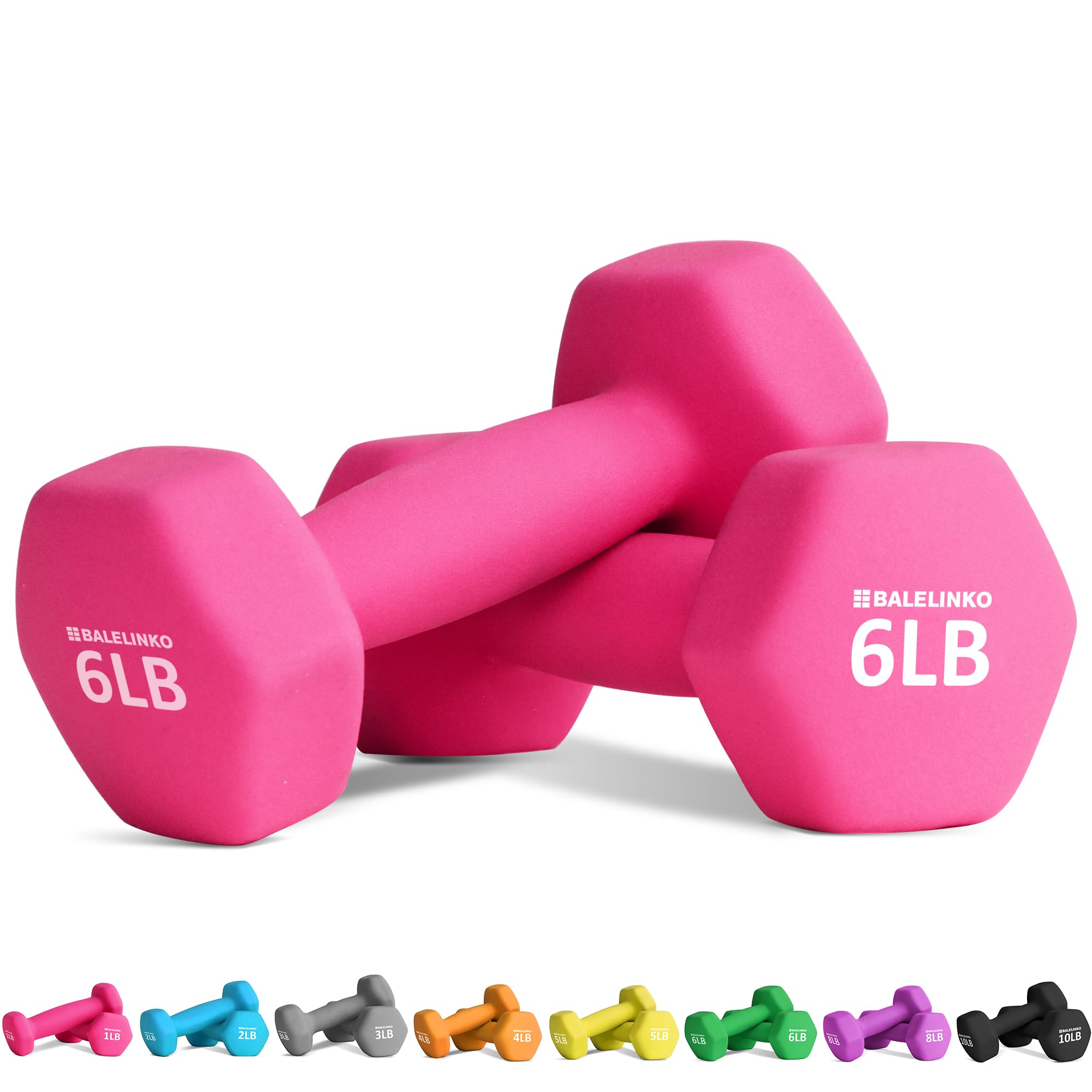 Balelinko Home Gym Equipment Set for Strength Training, Weight Loss, Pilates & Yoga - Adjustable Weights for Women, Men, Seniors & Youth | Perfect for Home Workouts, Fitness Routines & Small Spaces