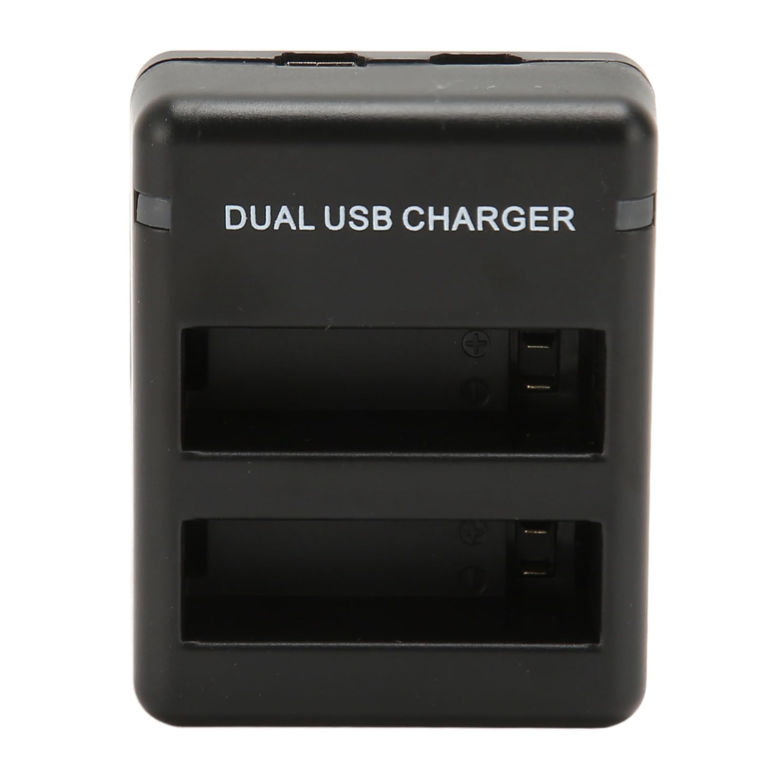 Dual Channel USB Camera Battery Charger with LED Indicator - Compact & Portable Charging Station for DSLR, Mirrorless Cameras - Safe USB/DC Power Supply for Travel & Photography