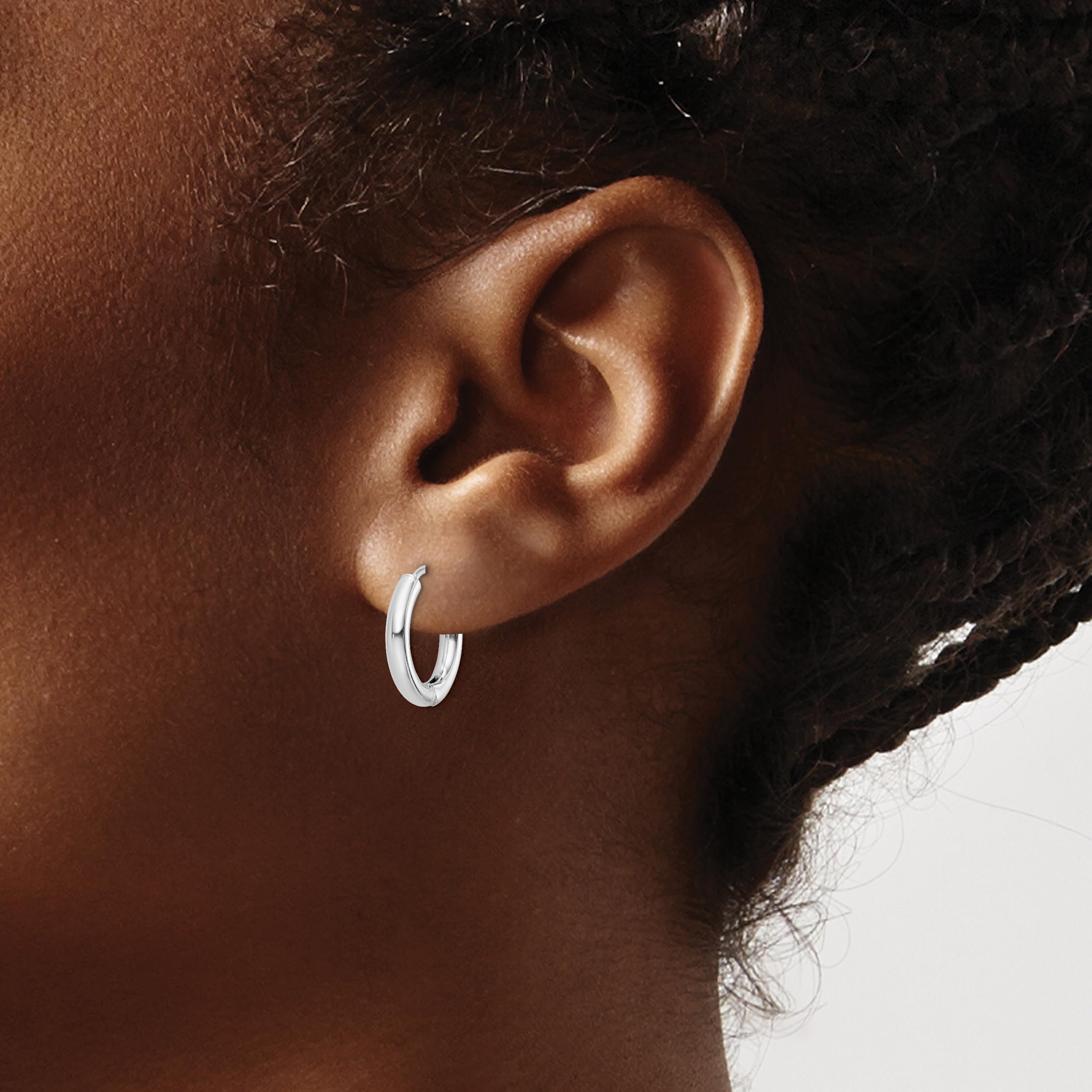 925 Sterling Silver Hinged Huggie Hoop Earrings for Women - Small Minimalist Everyday Hoops for Cartilage, Helix & Lobe Piercing - Perfect for Work, Date Night & Gifts