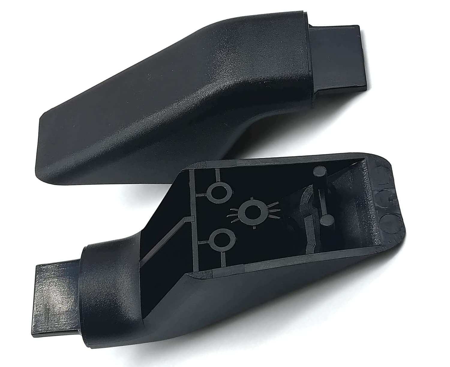 2 Pack WB7X7183 Black Oven Handle End Cap Replacement for GE Wall Stove Oven Range - Compatible with AP2019449 PS256613 WB15K5069 268072 - Durable Kitchen Appliance Accessory for Easy Installation & Secure Grip