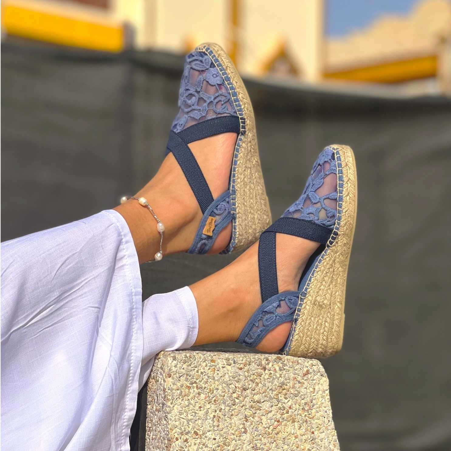 Women's Embroidered Wedge Espadrille Sandals - Terra ZD Style | Comfortable Summer Beach Shoes for Walking & Outdoor Activities