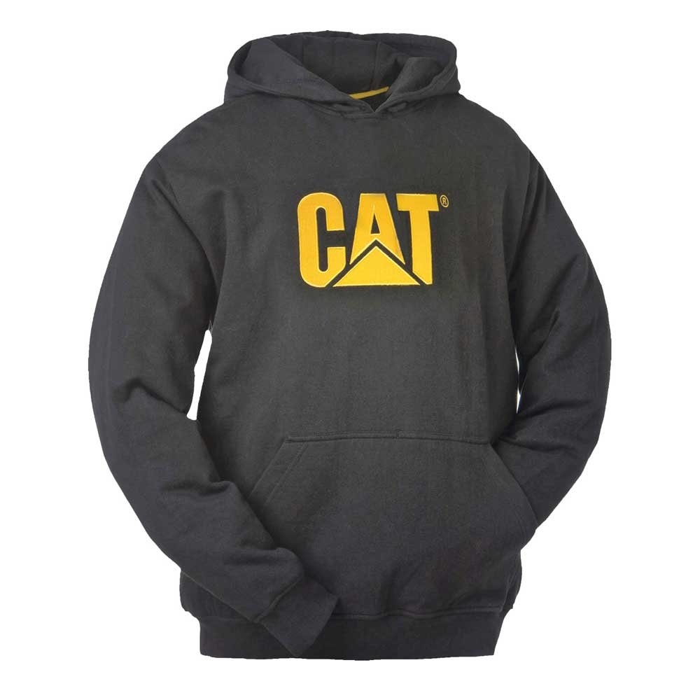 Caterpillar Men's Tall Trademark Hooded Sweatshirt - Regular & Big Sizes - Warm Fleece Pullover for Work, Outdoor & Casual Wear