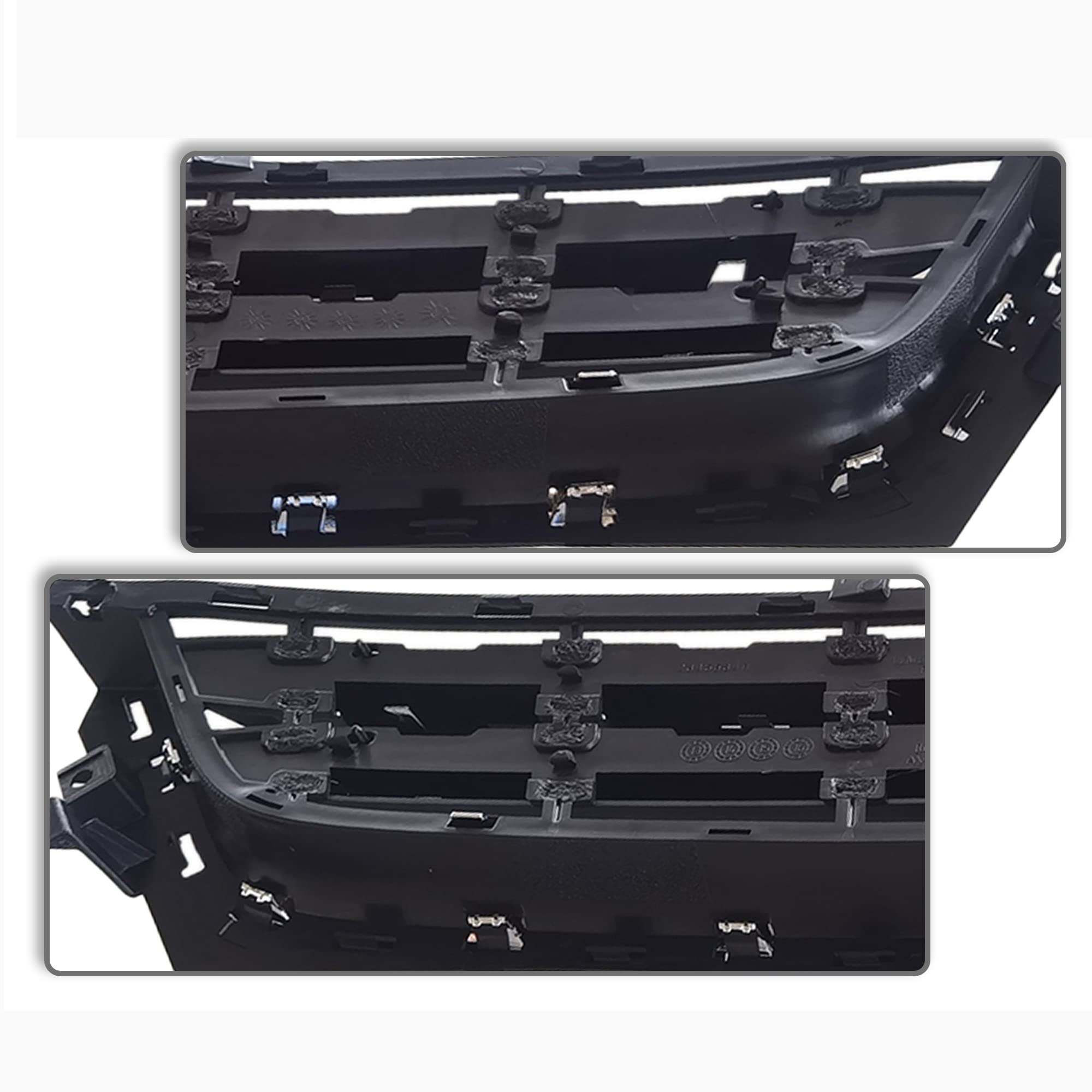 PartsFlow Front Bumper Grille Lower Grill - Black with Chrome Trim for 2014-2020 Chevrolet Impala (Fits Models 23455348) | Durable Replacement & Style Upgrade for Daily Driving & Car Shows