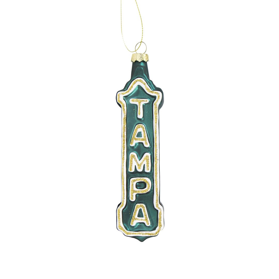 Tampa Theatre Blade Ornament - Vintage Style Metal Wall Decor for Home & Office - Perfect for Movie Lovers, Theatre Enthusiasts & Collectors