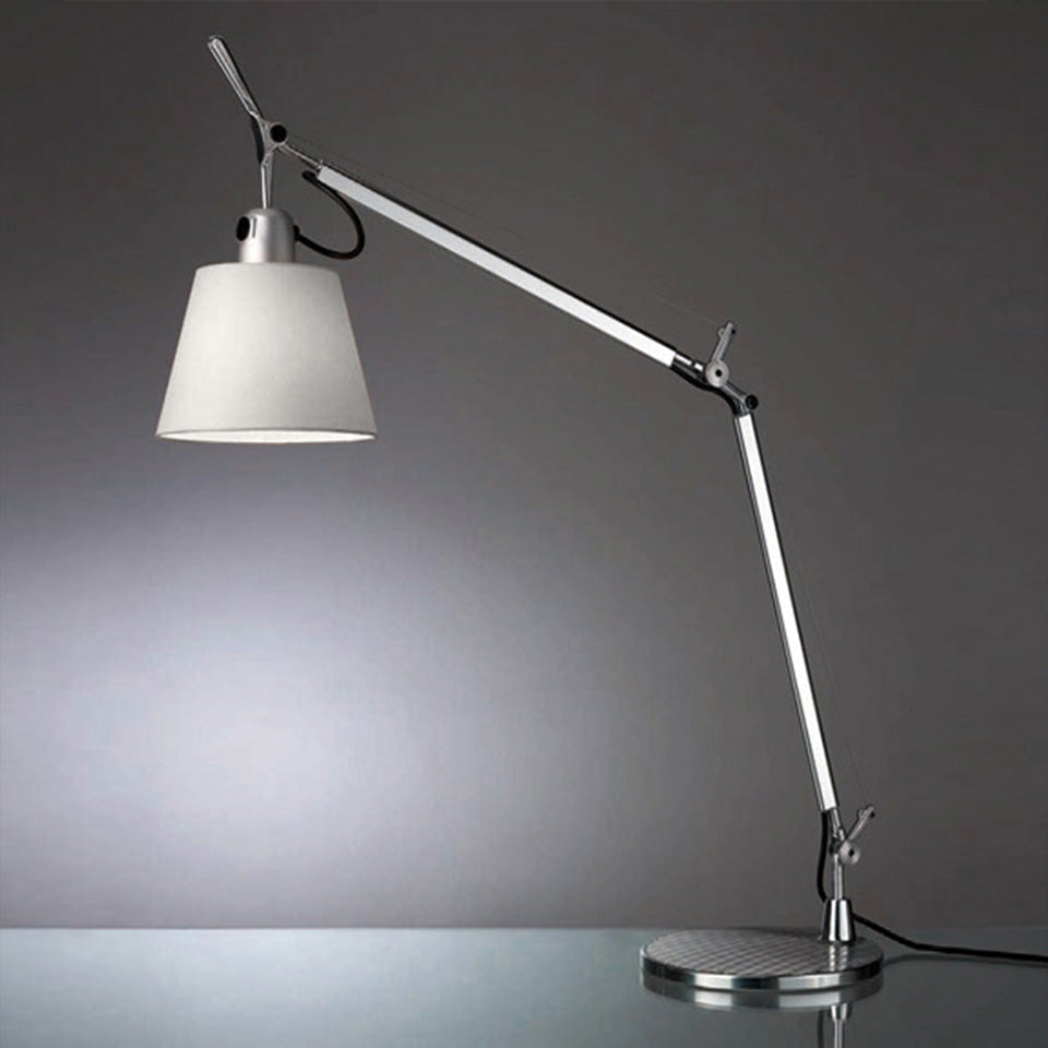 Tolomeo Table Lamp with Adjustable Shade - Modern Desk Light for Home Office, Reading & Living Room Decor