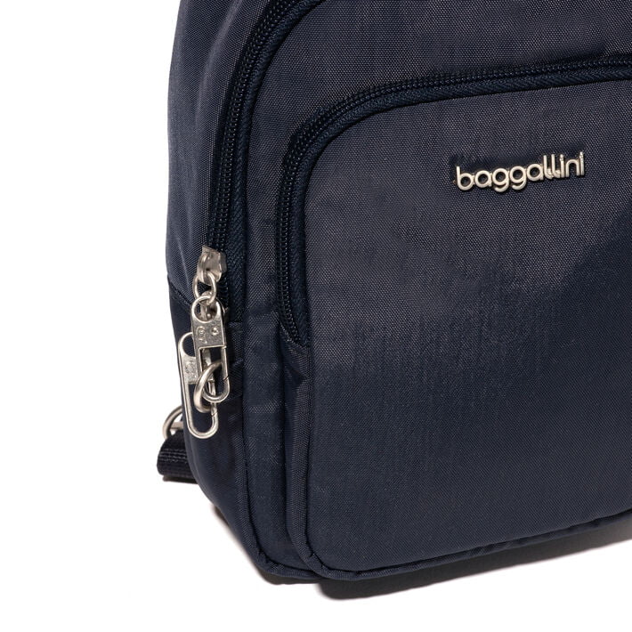 Baggallini Securtex Anti-Theft Crossbody Sling Bag for Women - RFID Blocking, Lightweight & Secure Travel Purse - Perfect for Day Trips, Commuting, and Shopping
