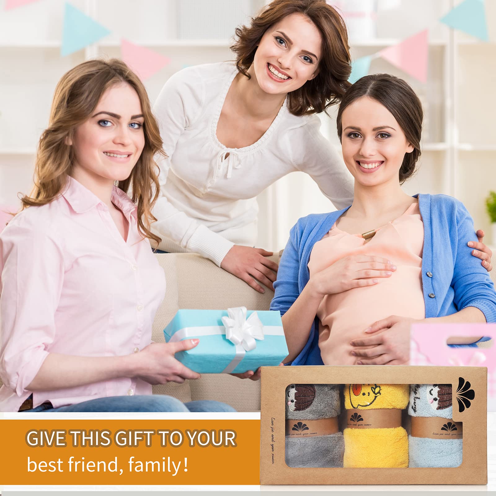 3 Pack Waterproof Baby Bibs for Girls & Boys - Soft Towel Toddler Bibs for 1-3 Years | Ideal for Mealtime, Feeding & Messy Play