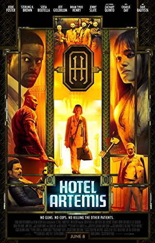 Original Authentic Double-Sided 27x40 Movie Poster - HOTEL ARTEMIS (2018) - Perfect for Home Theater Decor, Cinema Room Wall Art & Movie Memorabilia Collection