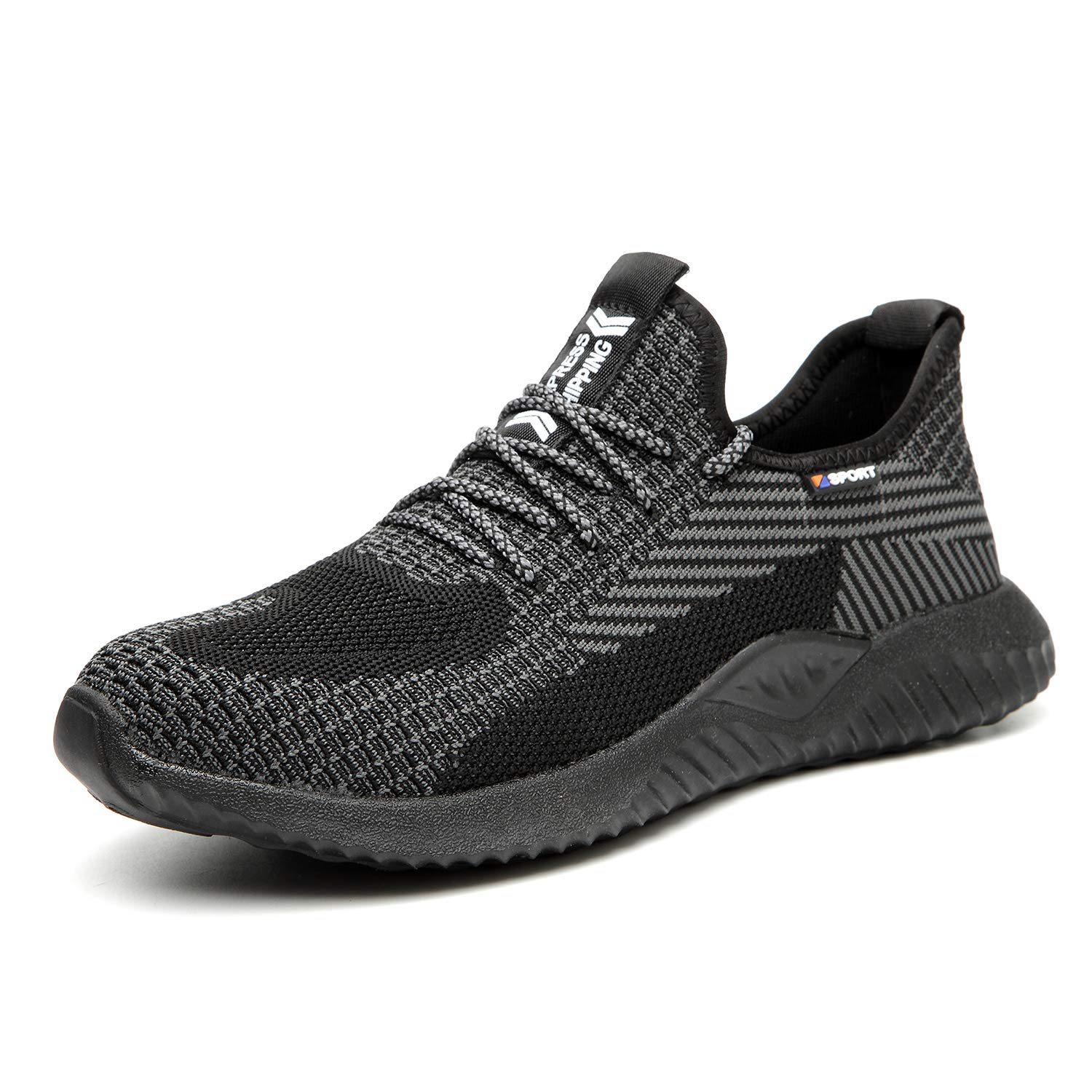 UCAYALI Steel Toe Work Shoes for Men & Women - Breathable Lightweight Safety Sneakers with Mesh Construction | Perfect for Construction Sites, Warehouse Work & Industrial Safety