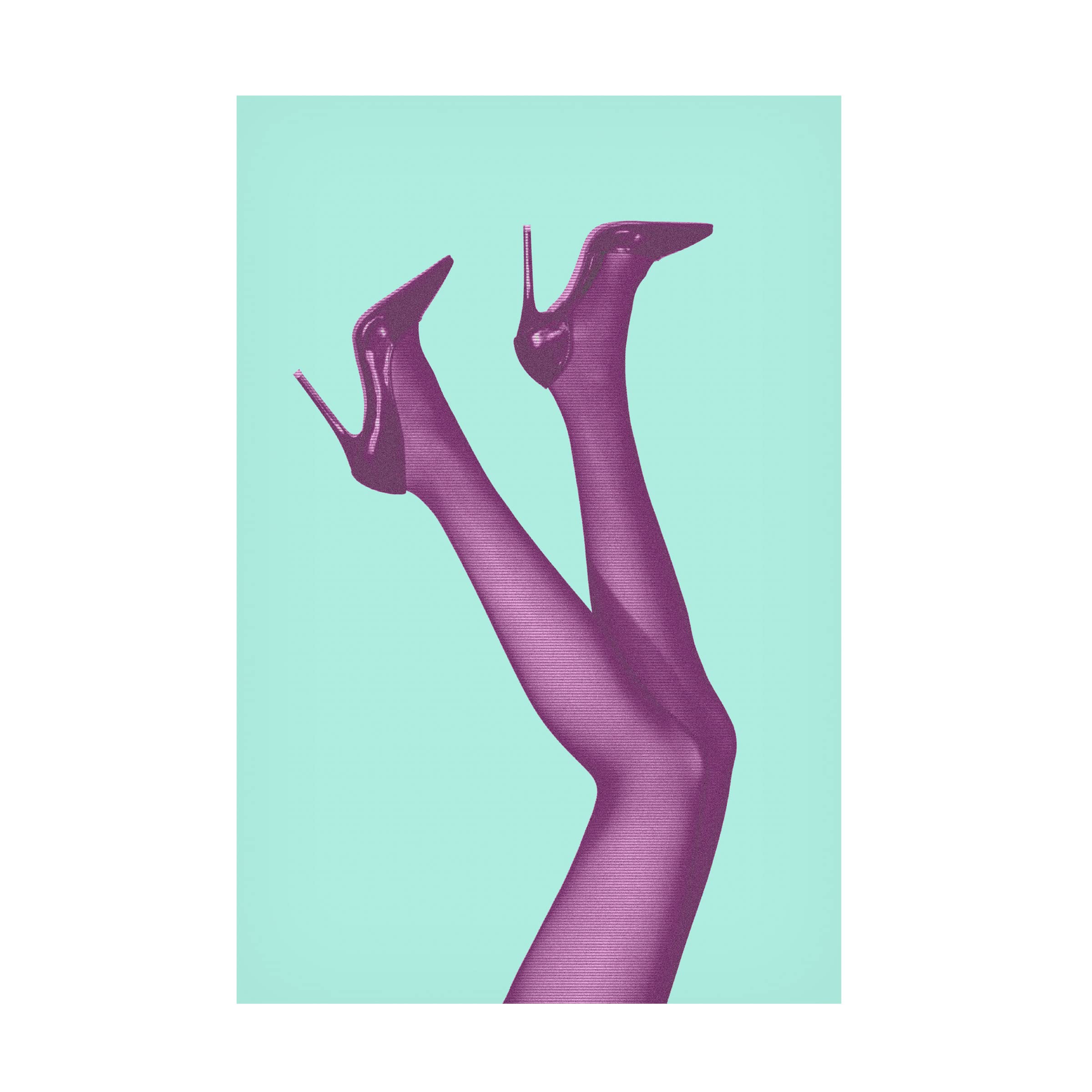 Trademark Fine Art 'Kick Up Your Heels 06' Canvas Wall Art Print by 1x Studio III - Modern Home Decor for Living Room, Bedroom & Office