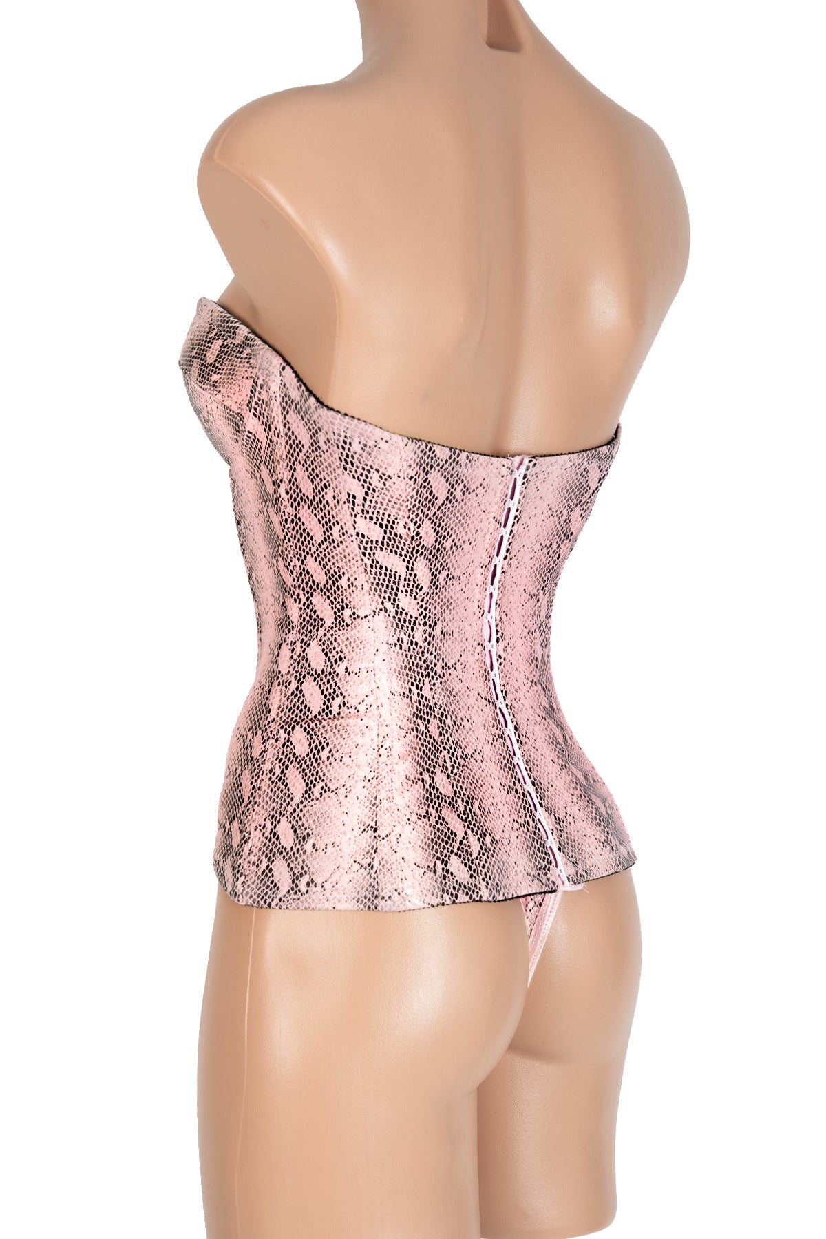 Naked Carousel Stretch Corset - Adjustable Waist Trainer for Women, Shapewear Body Shaper with Comfortable Elastic - Perfect for Waist Training, Burlesque, Cosplay & Special Occasions