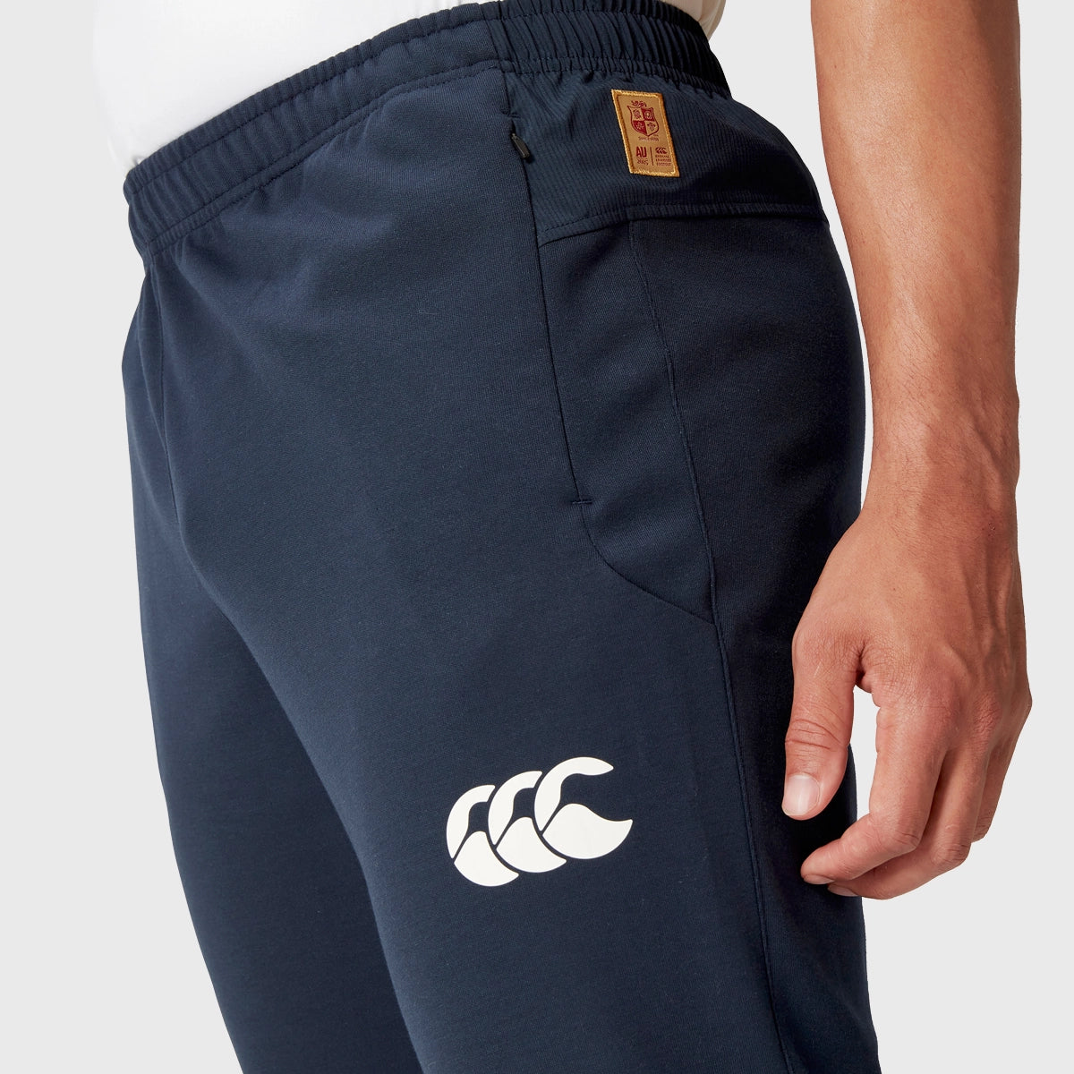 Canterbury British & Irish Lions Men's Training Pants - Navy Blue Rugby Workout Trousers for Gym & Sports Performance