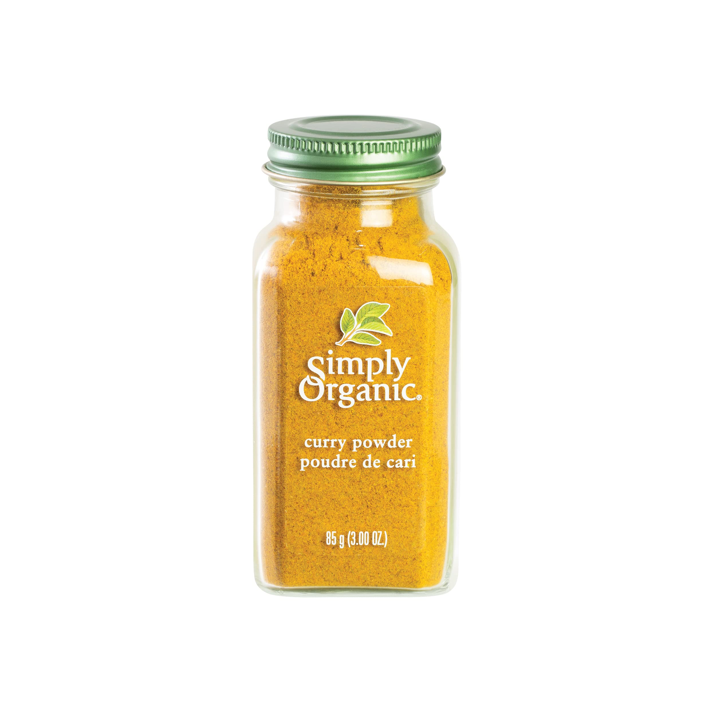 Simply Organic Curry Powder, Certified Organic - 85g | Premium Spice Blend for Indian & Asian Cooking | Perfect for Curries, Soups, Marinades & Rice Dishes