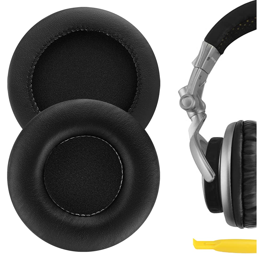 Geekria QuickFit Replacement Ear Pads for Sony MDR-V700DJ, MDR-Z700, MDR-V500DJ Headphones - Premium Memory Foam Ear Cushions, Headset Earpads, Ear Cups Cover Repair Parts (Black) - Perfect for DJs, Studio Monitoring & Long Listening Sessions
