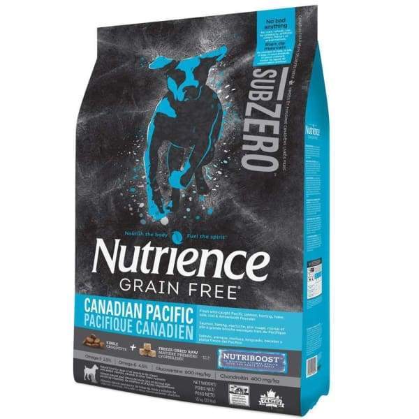 Nutrience Subzero Canadian Pacific Formula Grain-Free Dry Dog Food - Premium High-Protein Kibble for Active Dogs - Ideal for Outdoor Adventures & Cold Weather