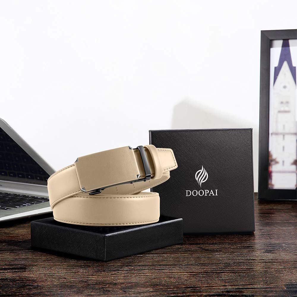 DOOPAI Men's Ratchet Dress Belt - 1 3/8