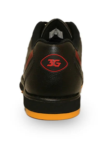 3G Men's Racer Black/Red Right Hand Bowling Shoes - Professional Comfort for League Play & Tournament Performance
