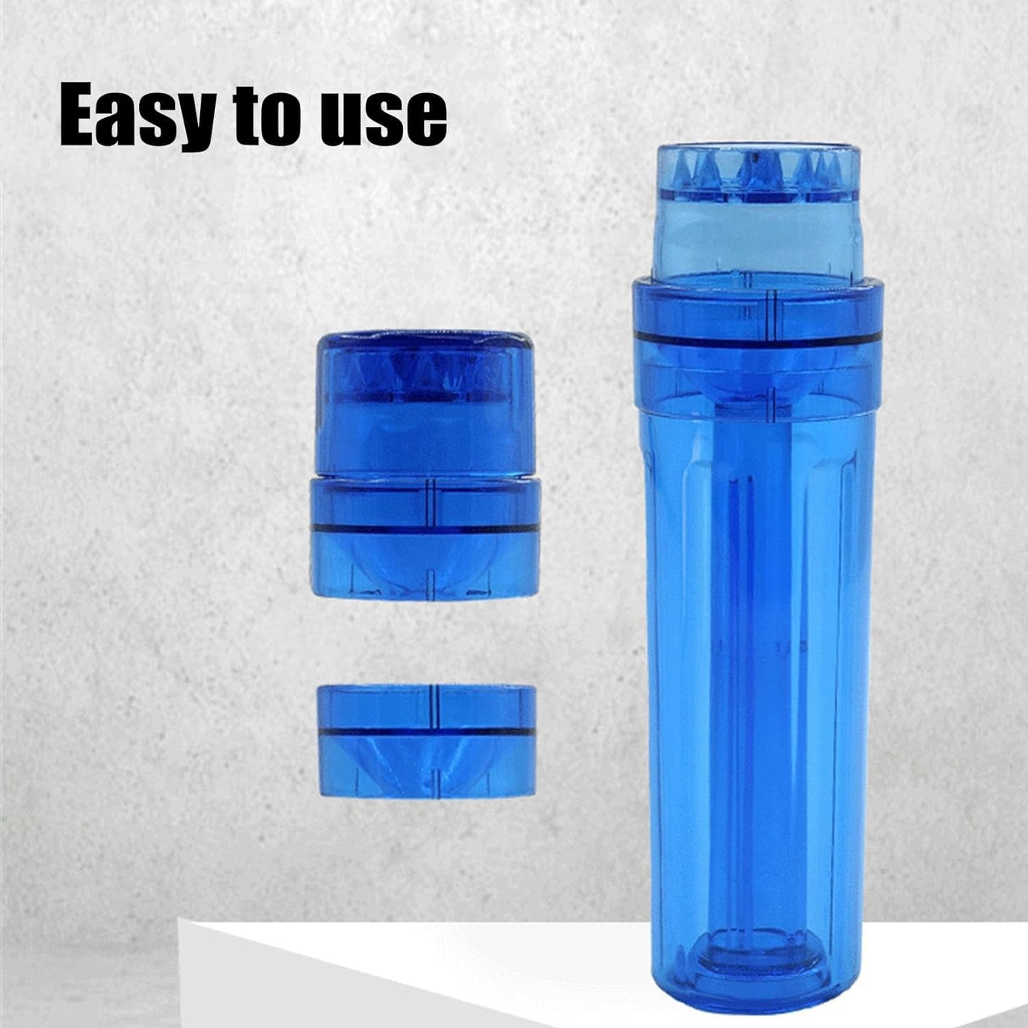BlazeBlender - 2024 Premium Portable Weed Grinder & Cone Loader Set (4-Piece) - Perfect for Smooth Herb Preparation at Home, Travel & Outdoor Adventures