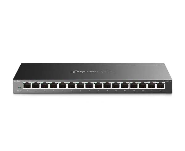 16 Port Gigabit Ethernet Switch, Unmanaged Plug & Play Network Switch with 16 RJ45 Ports, 10/100/1000Mbps for Home Office, Gaming, and Small Business Networking