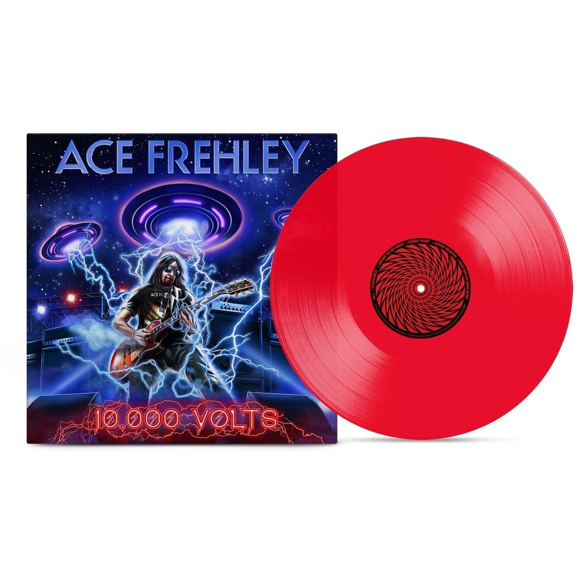 10,000 Volts (Limited Edition Red Vinyl LP) - Rock Music Album for Collectors & Audiophiles - Perfect for Home Listening, Gifts & Vinyl Collections