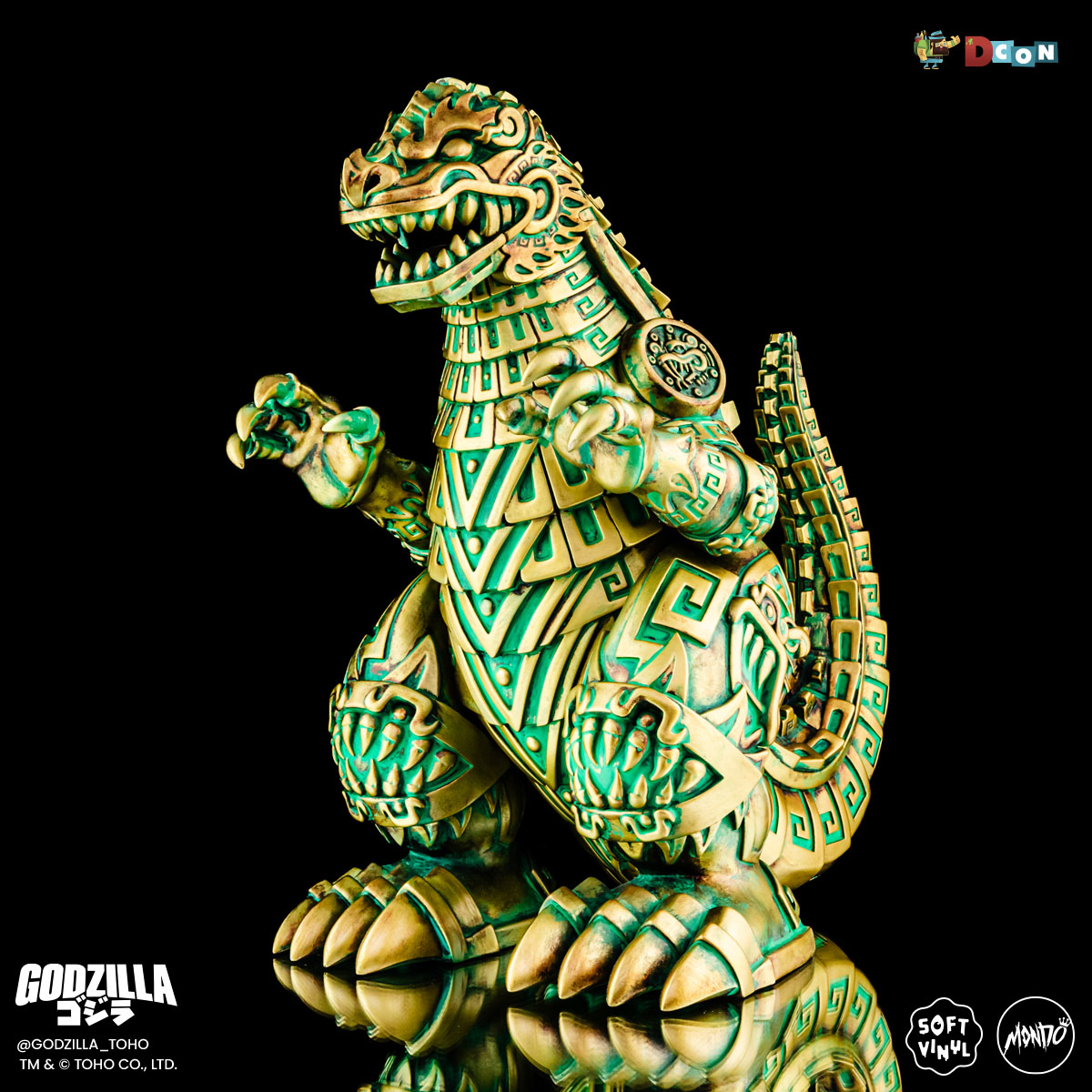 Godzilla Vinyl Designer Figure by Urban Aztec - Relic Variant Edition Collectible Toy | Perfect for Home Decor, Anime Collections & Pop Culture Displays