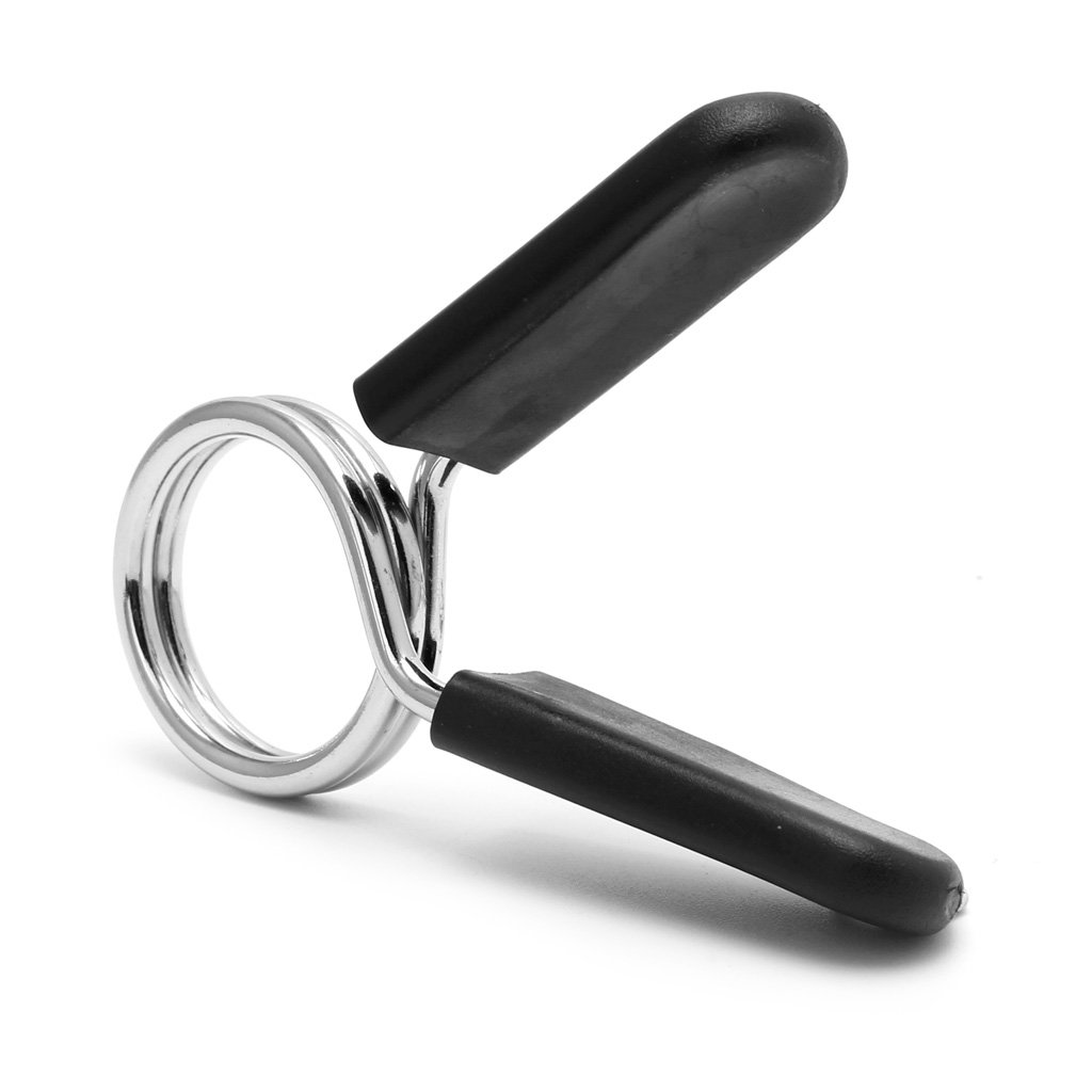2Pcs 30mm Barbell Clamps - Gym Weight Lifting Bar Lock for Dumbbells & Home Workouts