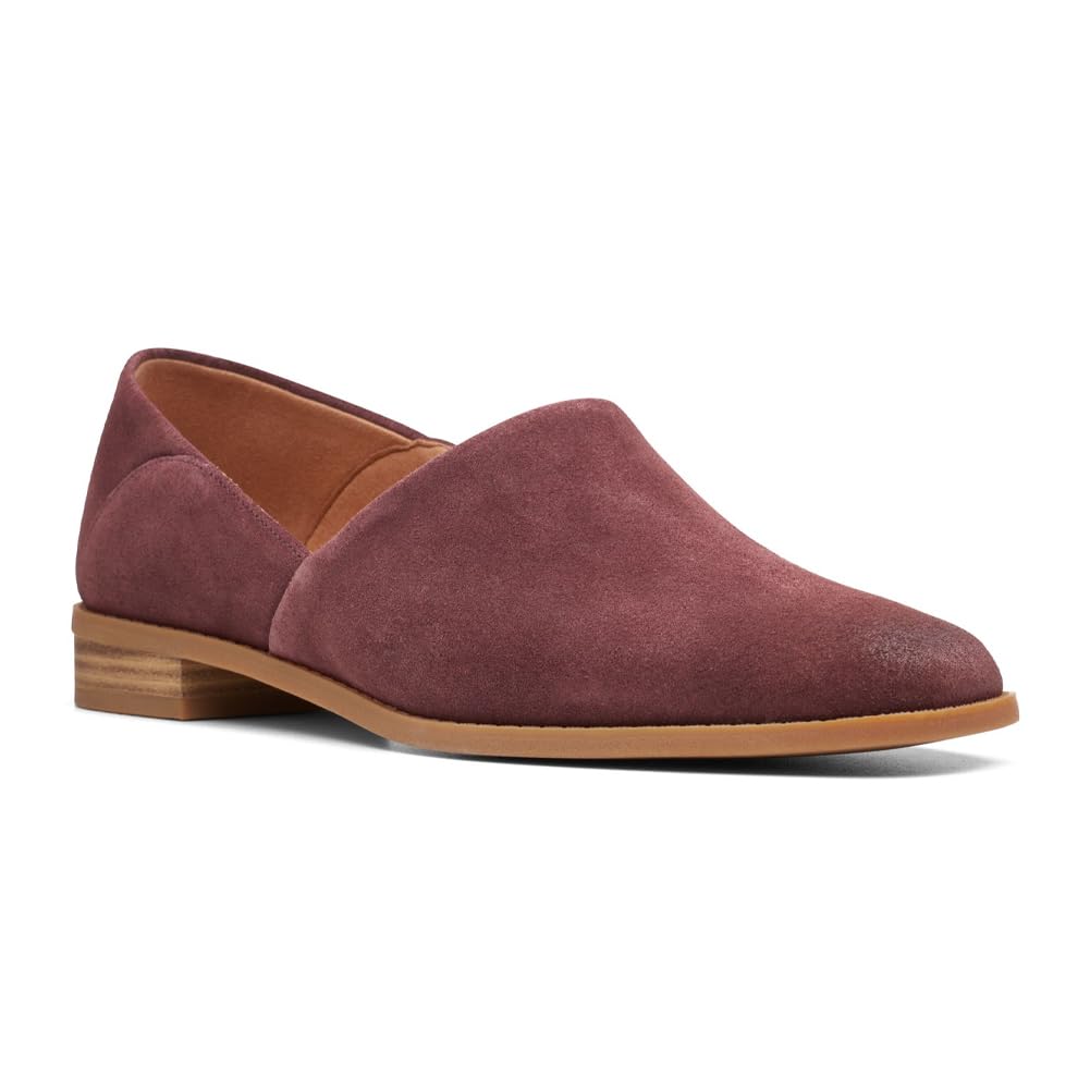 Clarks Women's Pure Belle Dress Loafers - Comfortable & Stylish Slip-On Shoes for Work, Office & Casual Wear