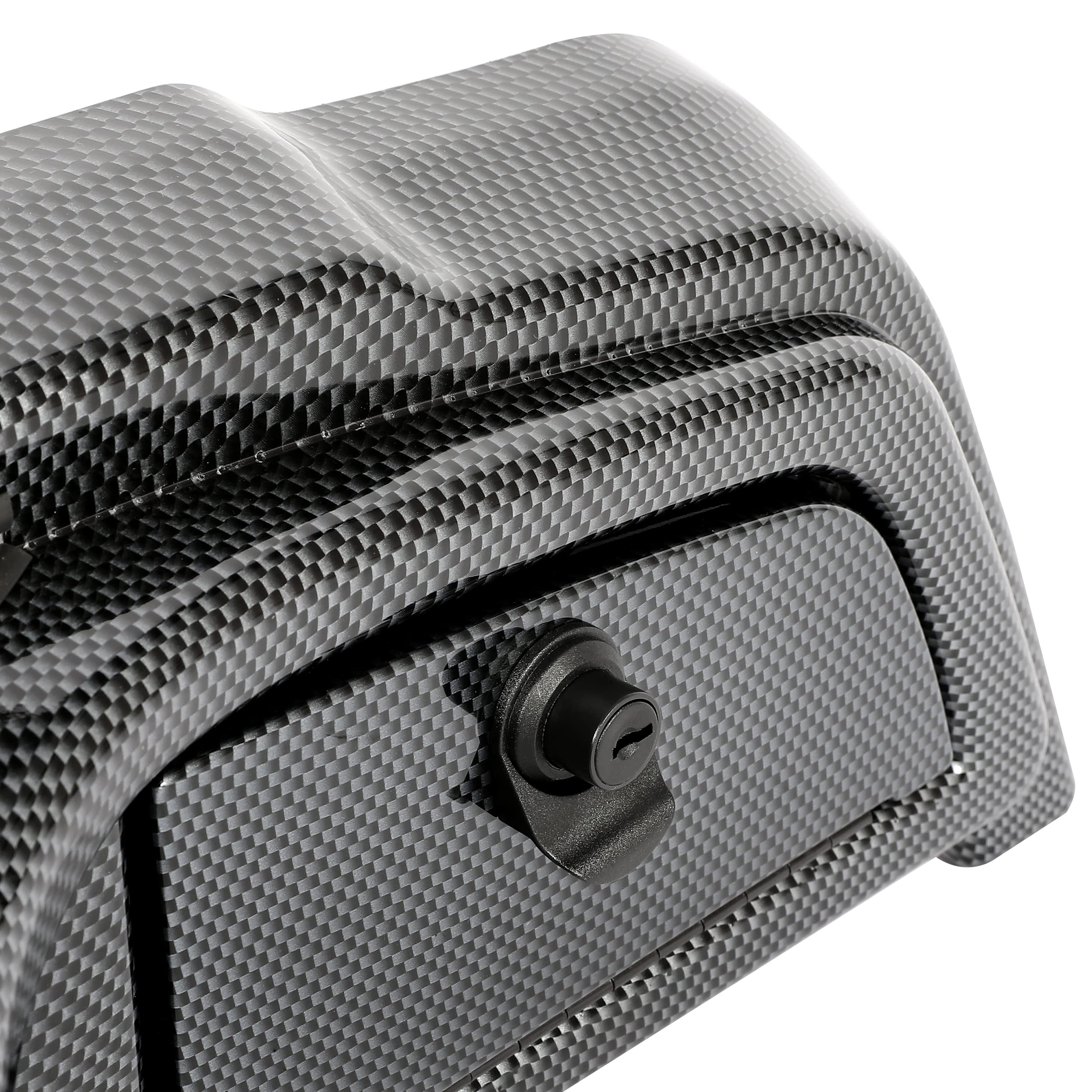 Kojem Carbon Fiber Dash Kit with Locking Doors Compatible with 2007-2016 Yamaha Drive & G29 Gas/Electric Golf Carts - Upgrade Your Dashboard for Style & Protection