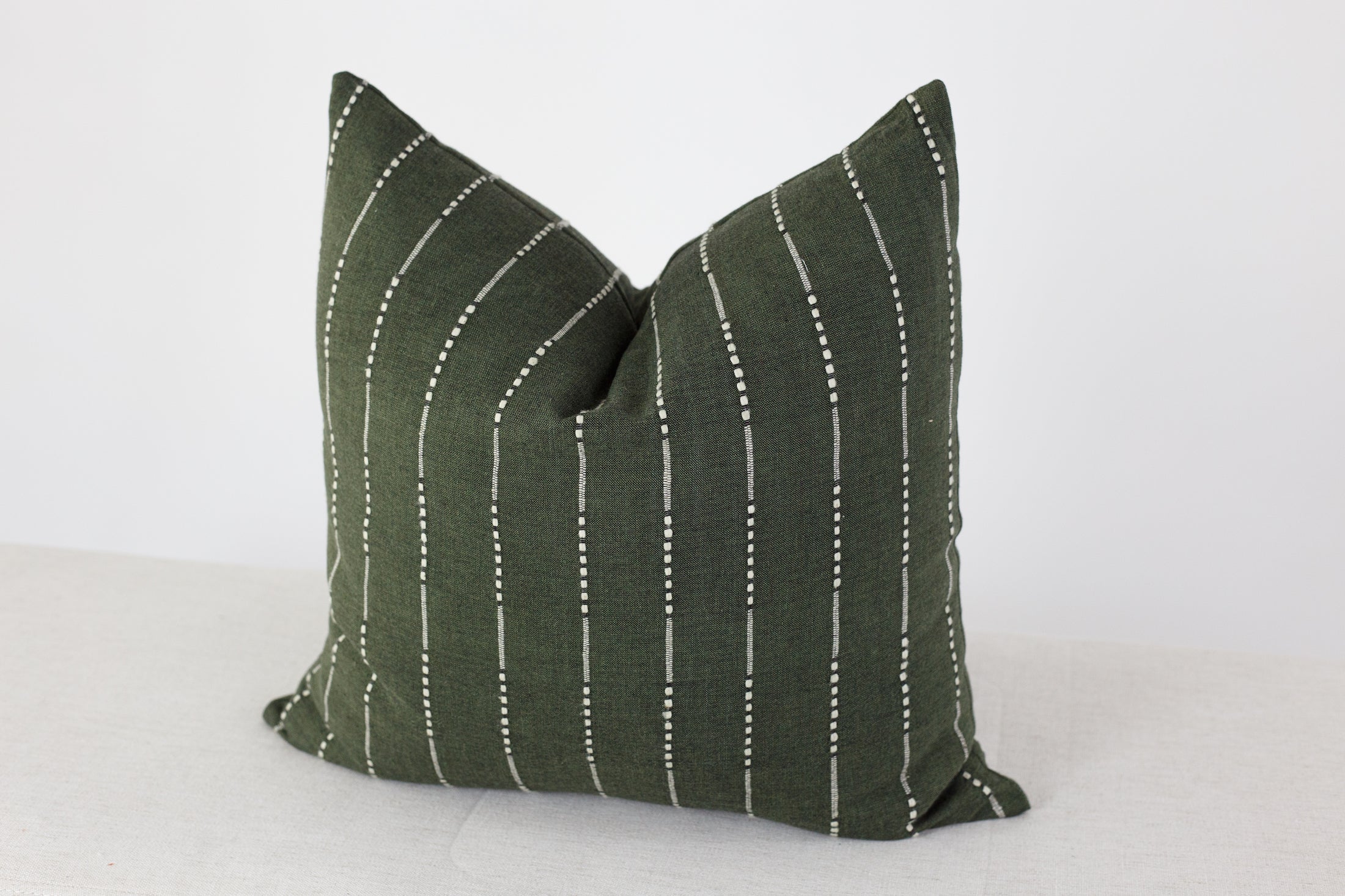 Premium Keaton Pillow Cover - Soft & Breathable Cotton Linen Blend - Standard & Queen Sizes - Perfect for Living Room, Bedroom & Home Decor