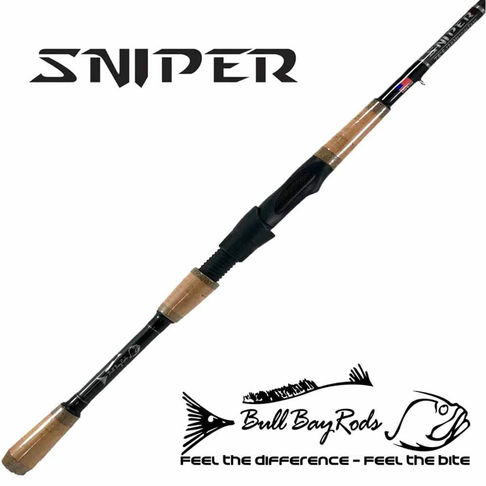 Bull Bay Sniper Spinning Rod - Premium Saltwater Fishing Rod for Surf & Offshore Angling - Perfect for Casting Lures & Live Bait in Coastal Waters