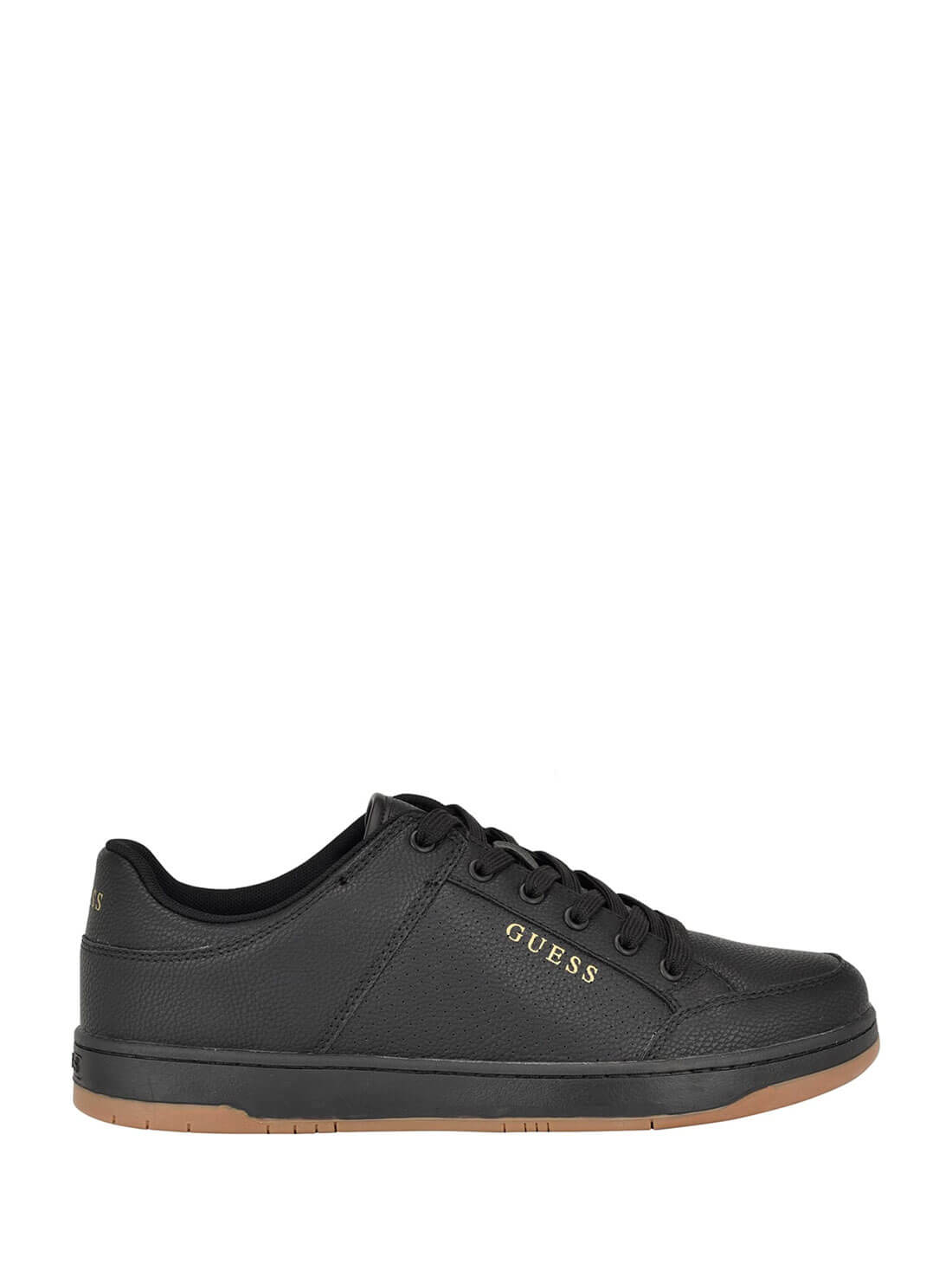 Black Tempo Low Top Sneakers for Men - Lightweight Comfortable Casual Shoes for Walking, Running & Gym Workouts