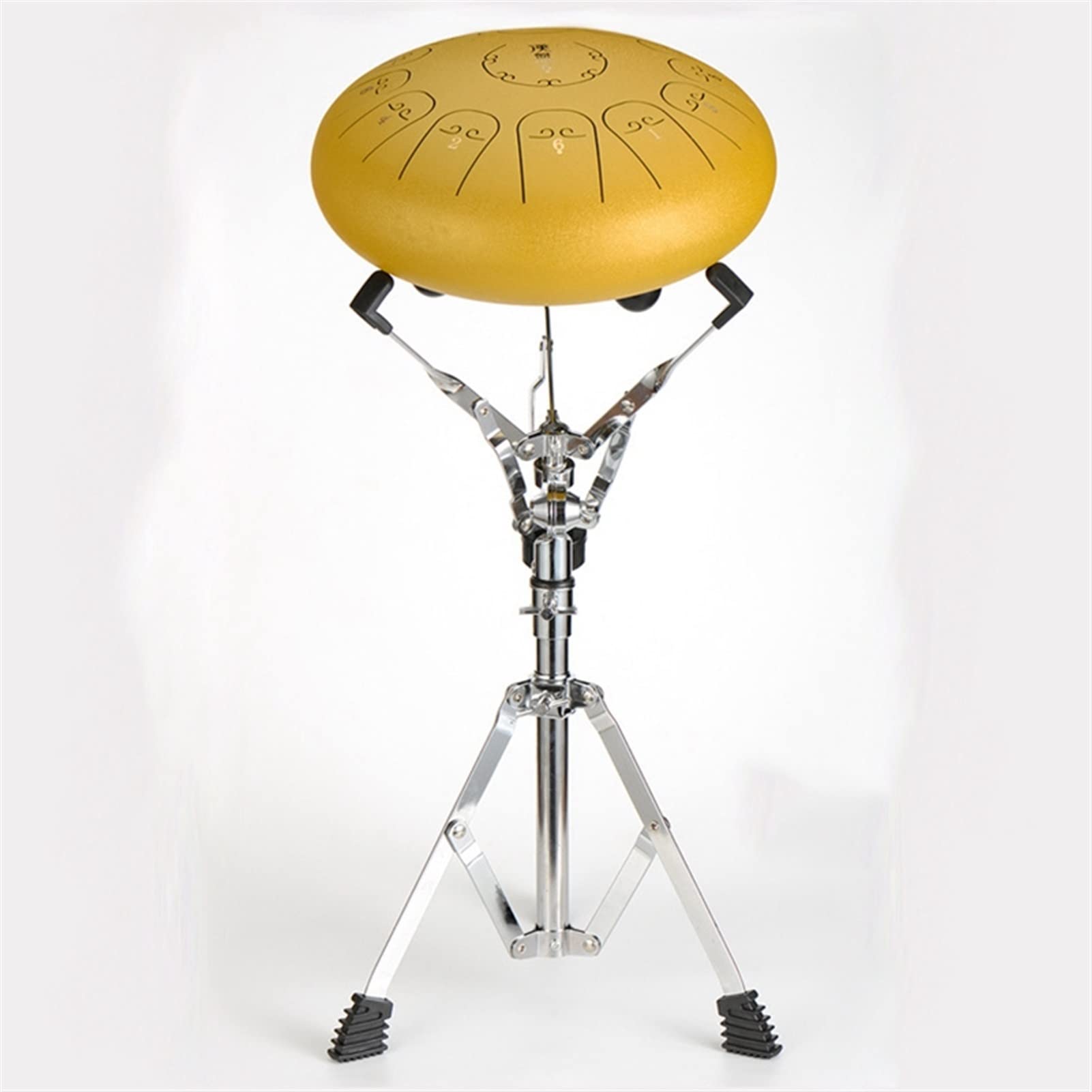 Adjustable Drum Stand for Snare Drums - Heavy Duty Percussion Support Rack with Secure Clamp | Perfect for Live Performances, Studio Recording & Drum Practice Sessions