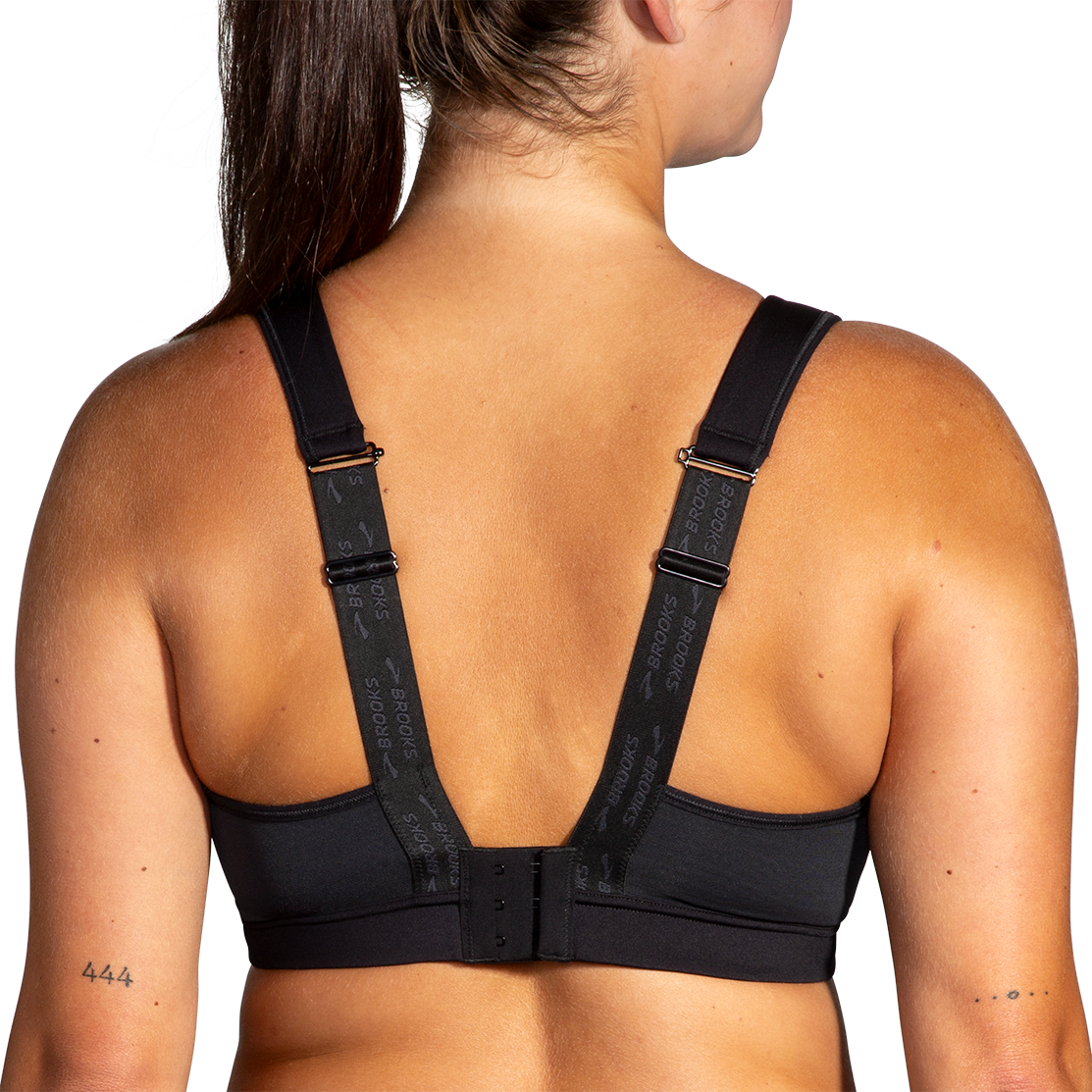 Women's Convertible 2.0 Sports Bra - Adjustable Straps, Breathable Fabric for Yoga, Running & Gym Workouts (Black)
