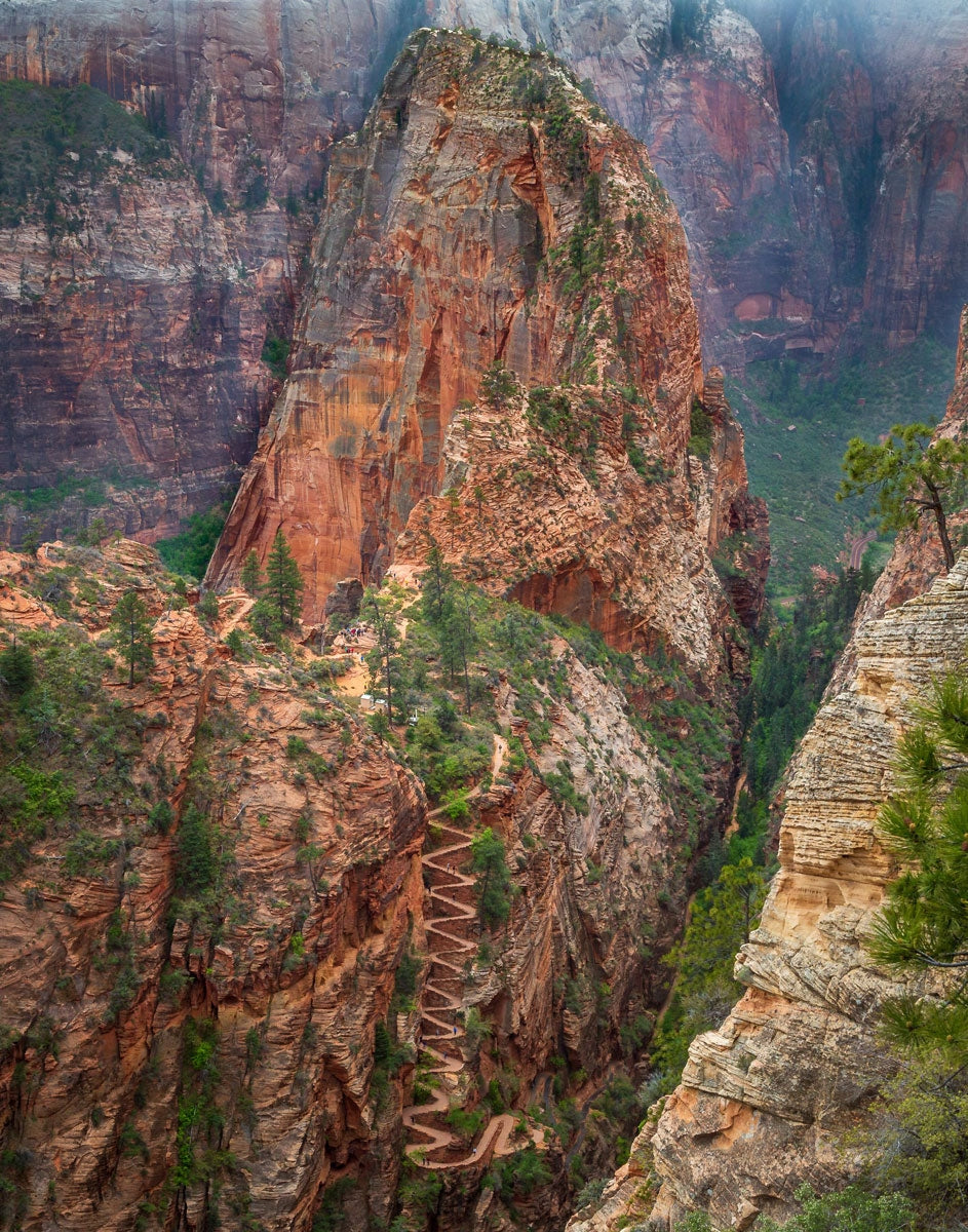 Angel's Landing Large Wall Art - Stunning Landscape Canvas Print for Living Room, Bedroom & Office Decor | Perfect Home & Gift Idea