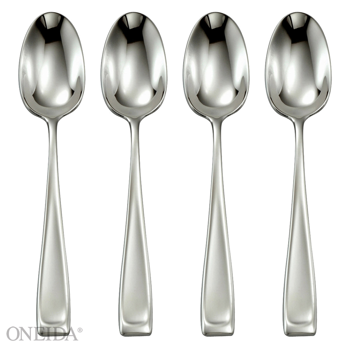 Premium Stainless Steel Dinner Spoon Set of 4 - Elegant Tableware for Fine Dining, Family Meals & Restaurant Use