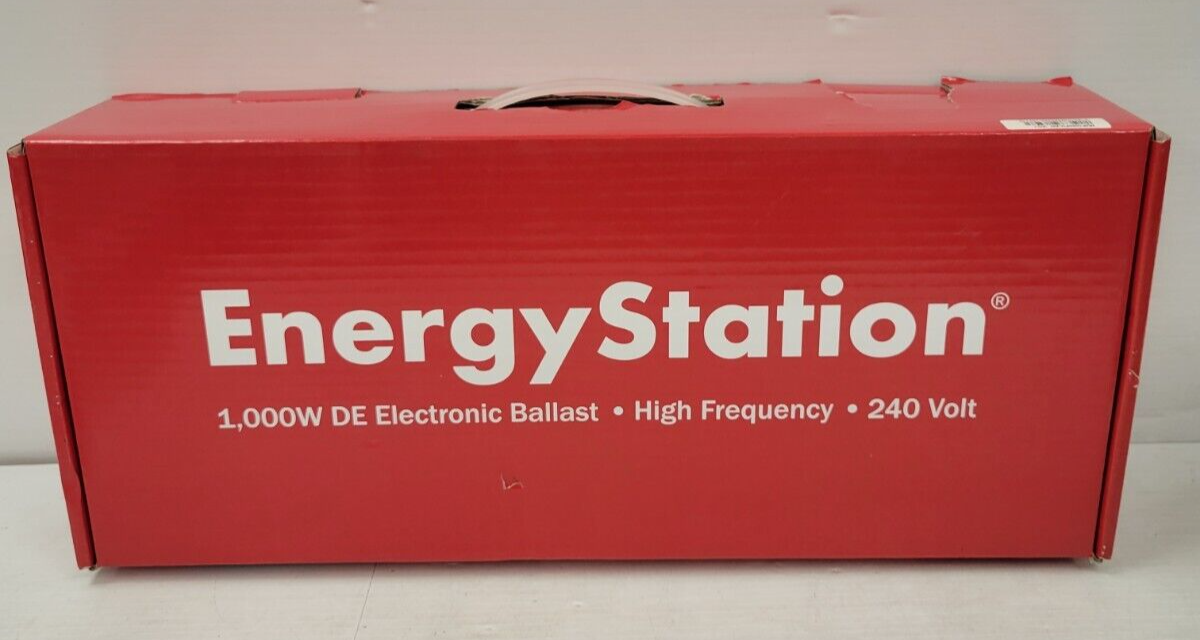 EnergyStation ES EB1000/DE 1000W Electronic Ballast for Hydroponic Grow Lights - High Efficiency Power Supply for Indoor Gardening & Greenhouse Use