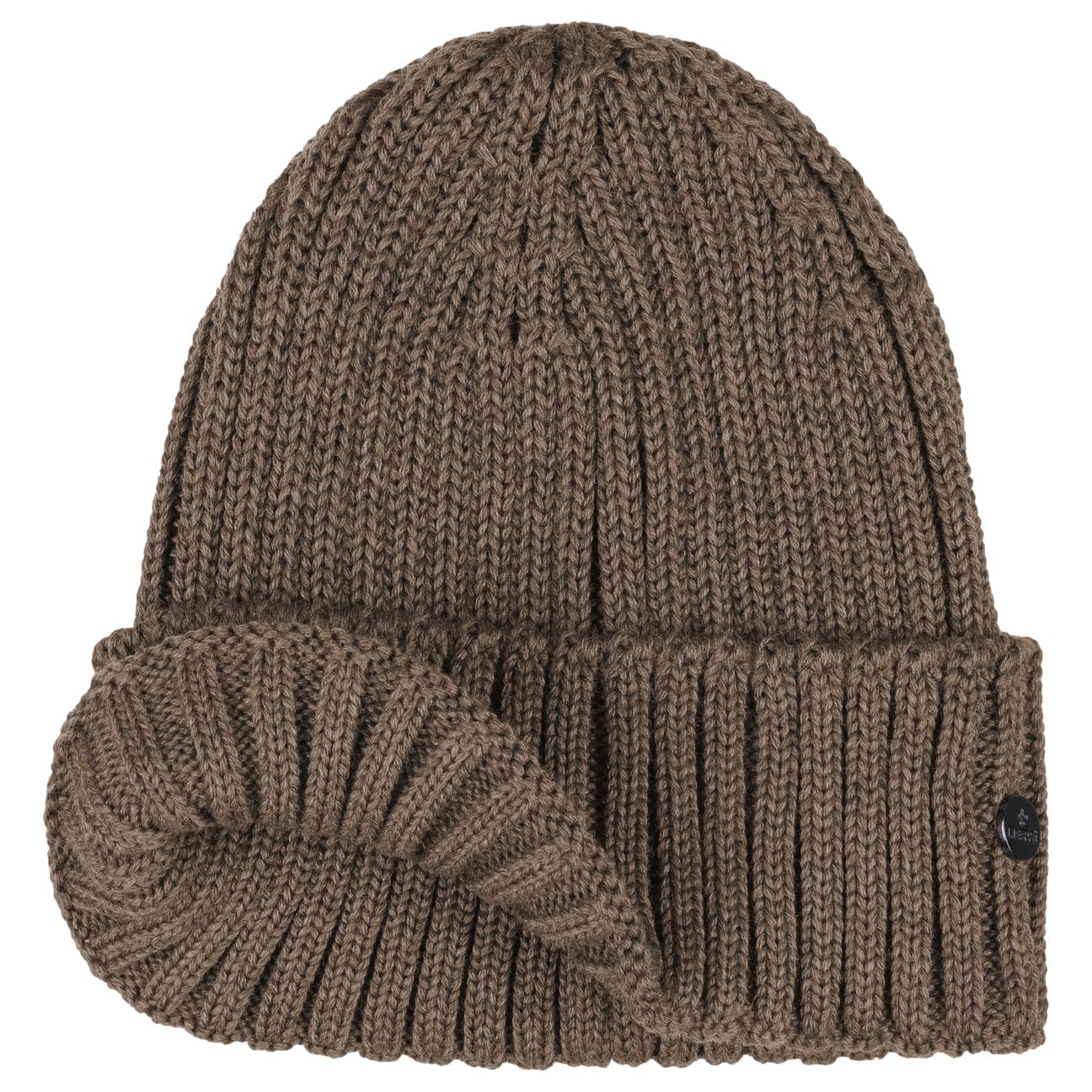 Lierys Merino Wool Rib Knit Beanie - Soft Winter Hat for Men & Women - Perfect for Skiing, Hiking & Cold Weather Activities