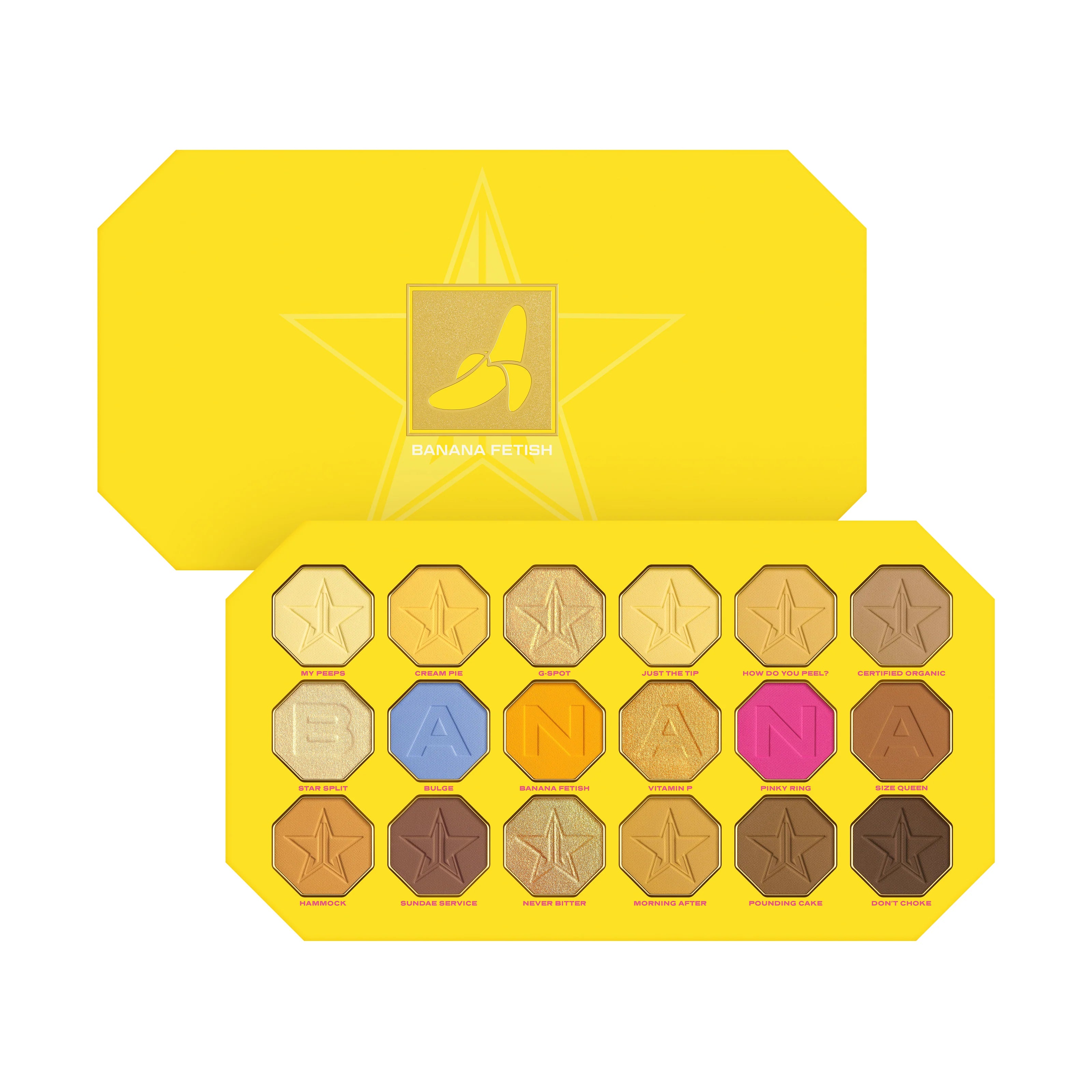 Banana Fetish Palette - High-Quality Makeup Eyeshadow Palette for Professional & Everyday Makeup | Perfect for Parties, Cosplay & Creative Looks