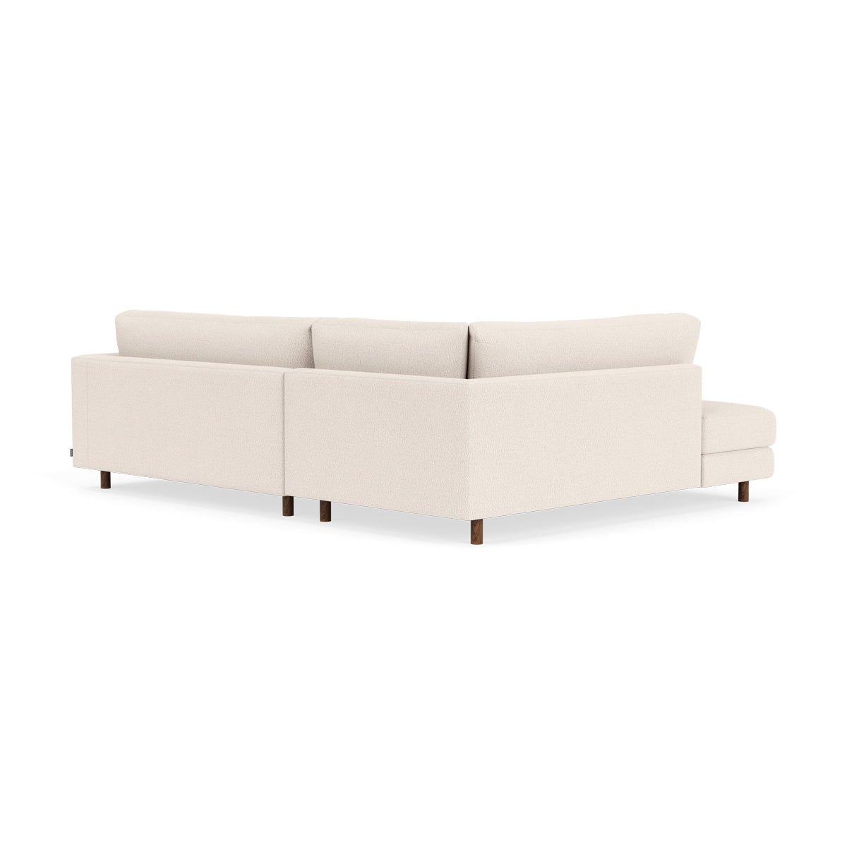 Douglas Boucle Left Corner Sofa - Modern L-Shaped Sectional Couch for Living Room, Lounge & Small Spaces | Soft Fabric Upholstery, Comfortable Seating | Perfect for Apartments, Home Theater & Family Gatherings