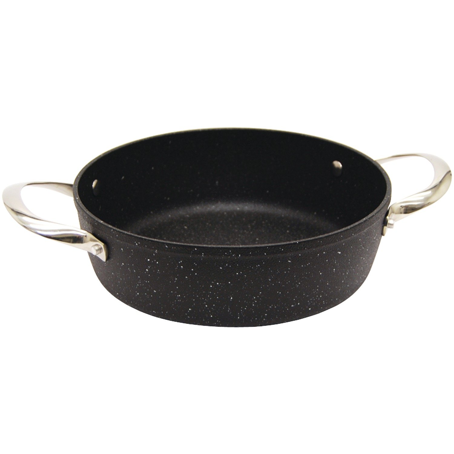 Starfrit The Rock 8-Inch Round Oven Dish with Stainless Steel Handles - 1.5