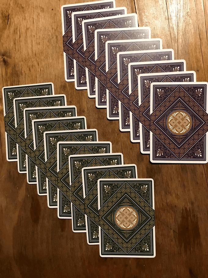 Premium Theos Playing Cards - Purple Deck for Magic Tricks, Poker, and Card Games | Ideal for Professional Magicians, Poker Players, and Game Nights