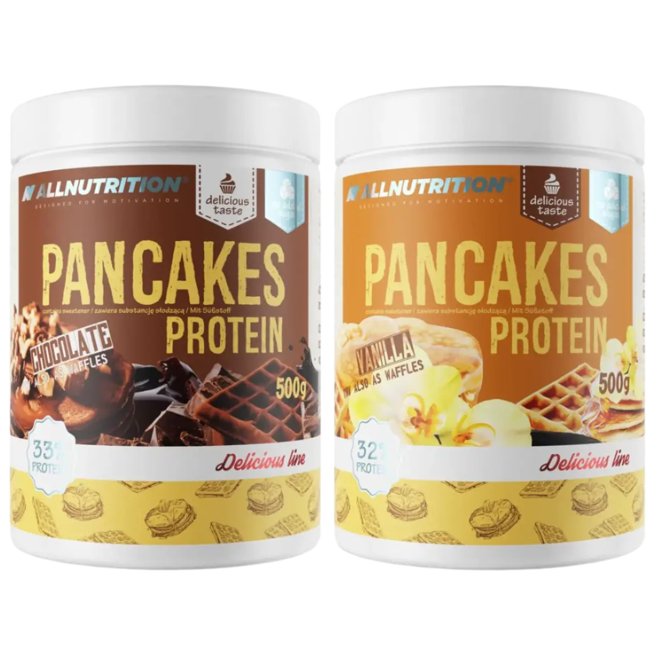 Allnutrition Protein Pancake Mix 500g - High Protein Breakfast for Muscle Recovery & Healthy Lifestyle | Perfect for Gym, Weight Loss & Fitness Enthusiasts
