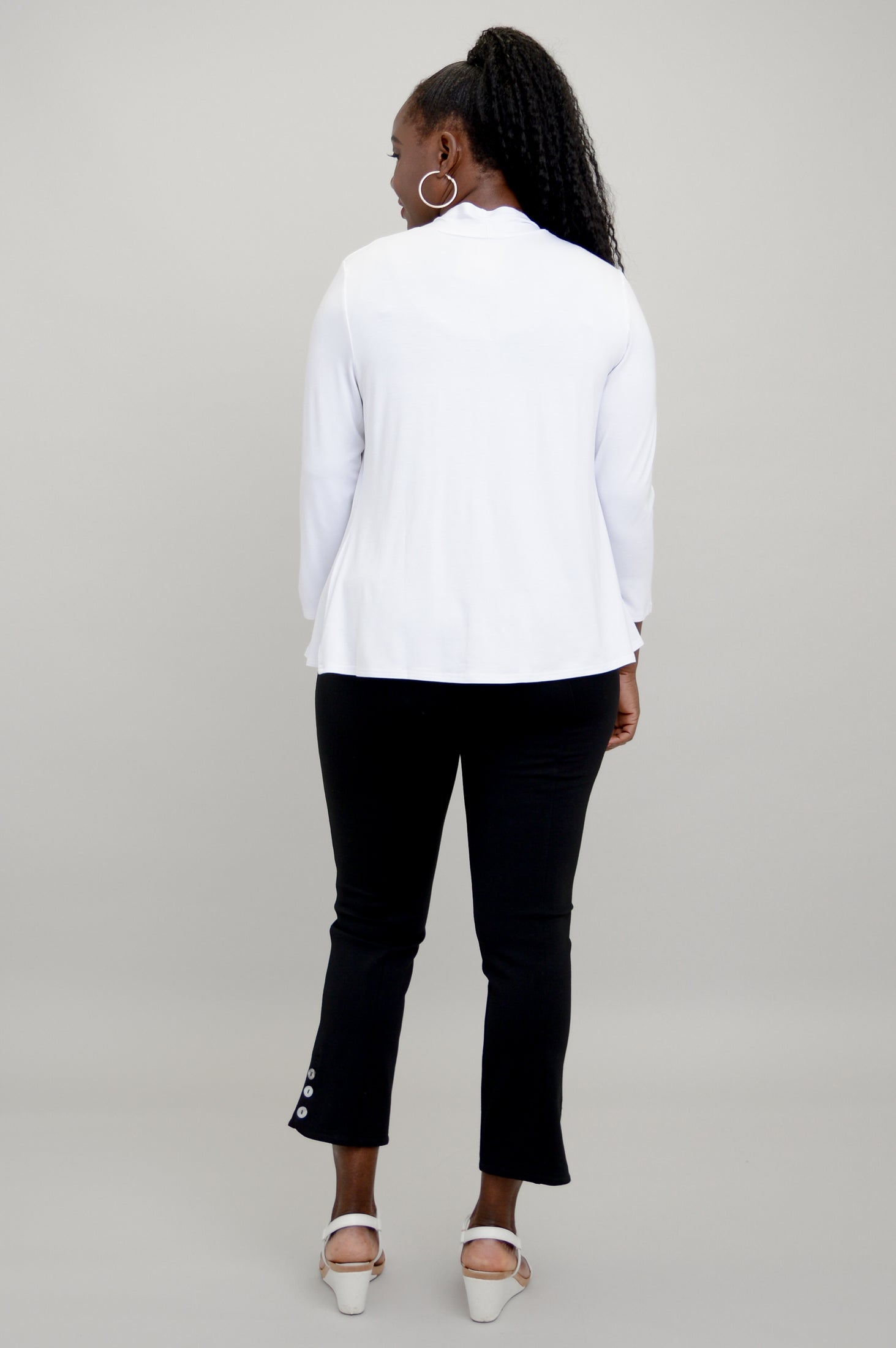 Kathy Jacket - Women's White Bamboo Jacket for Outdoor Activities and Casual Wear